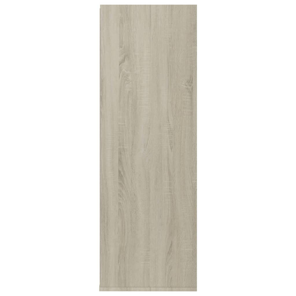 furnicato Schuhschrank Schuhregal Holzwerkstoff Sonoma-Eiche 54x34x100,5 cm