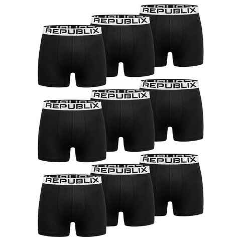 REPUBLIX Boxershorts JOSPEH (9er-Pack) Herren Baumwolle Männer Unterhose Unterwäsche