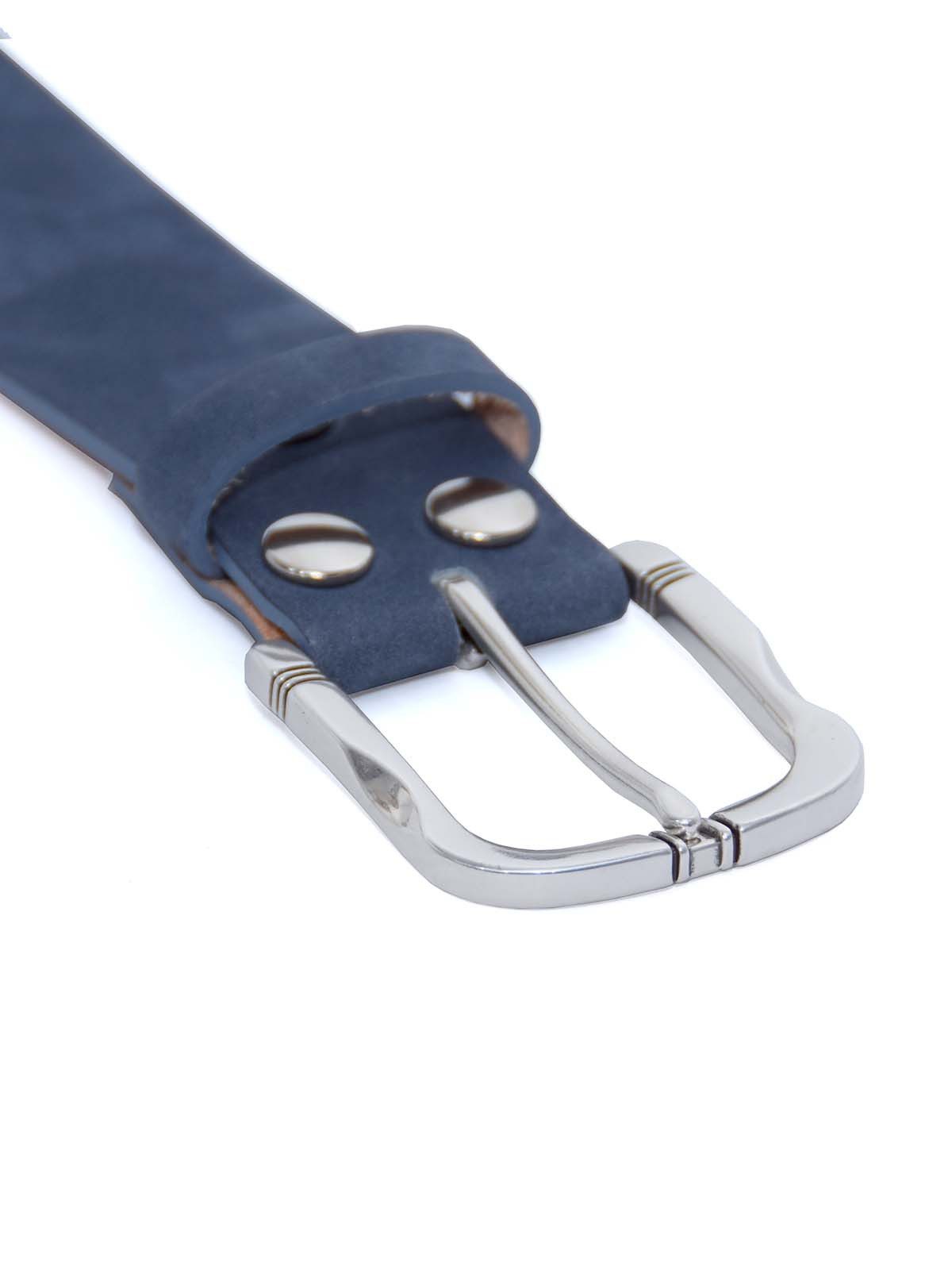 Bag & Belt Ledergürtel Vario-Gürtel 4 cm Nubuk Blue
