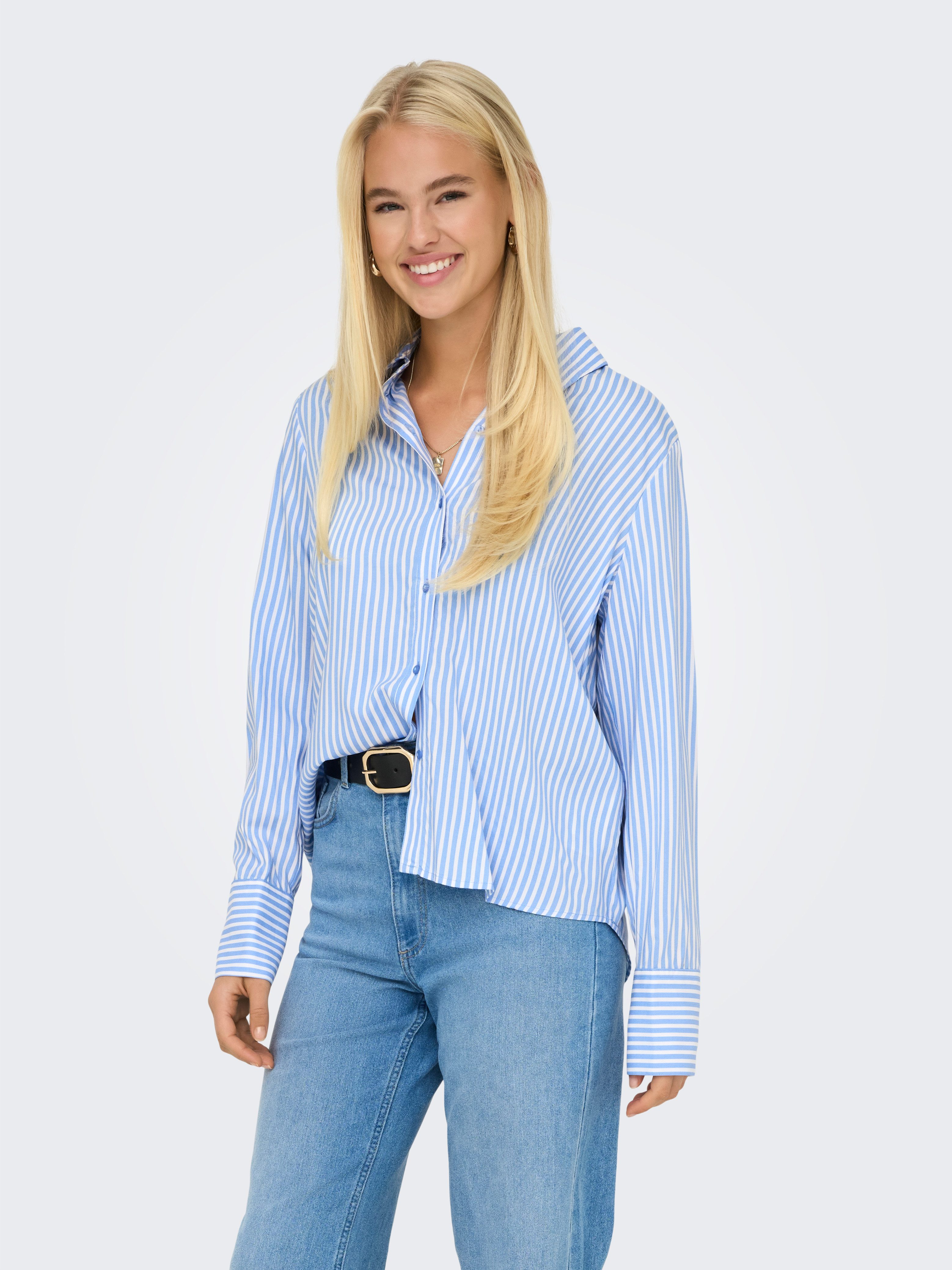 ONLY Hemdbluse ONLBERIT LIFE L/S SHIRT günstig online kaufen