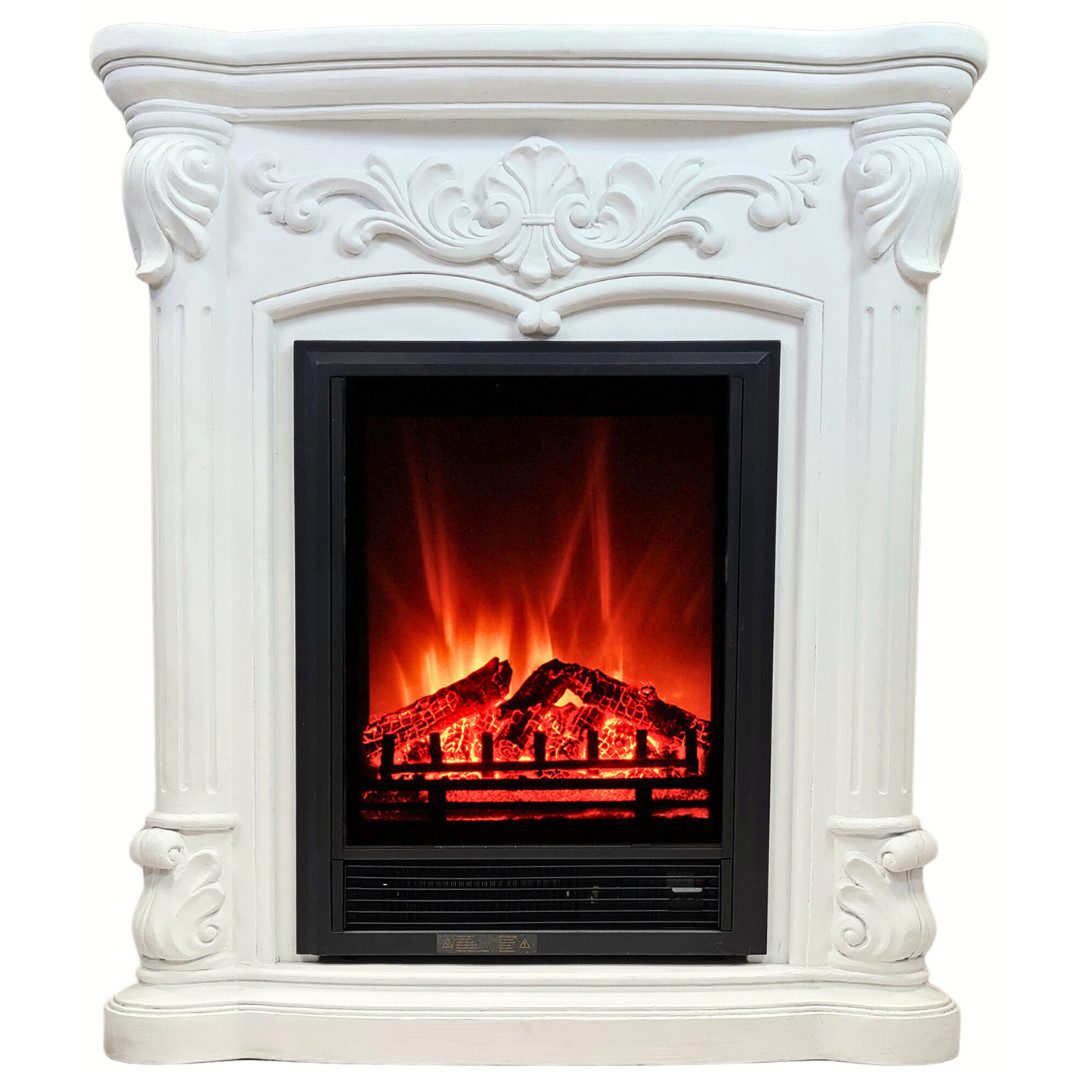 abc HOME Elektrokamin Barockstil, Realistische Flammen für romantische Atmo günstig online kaufen