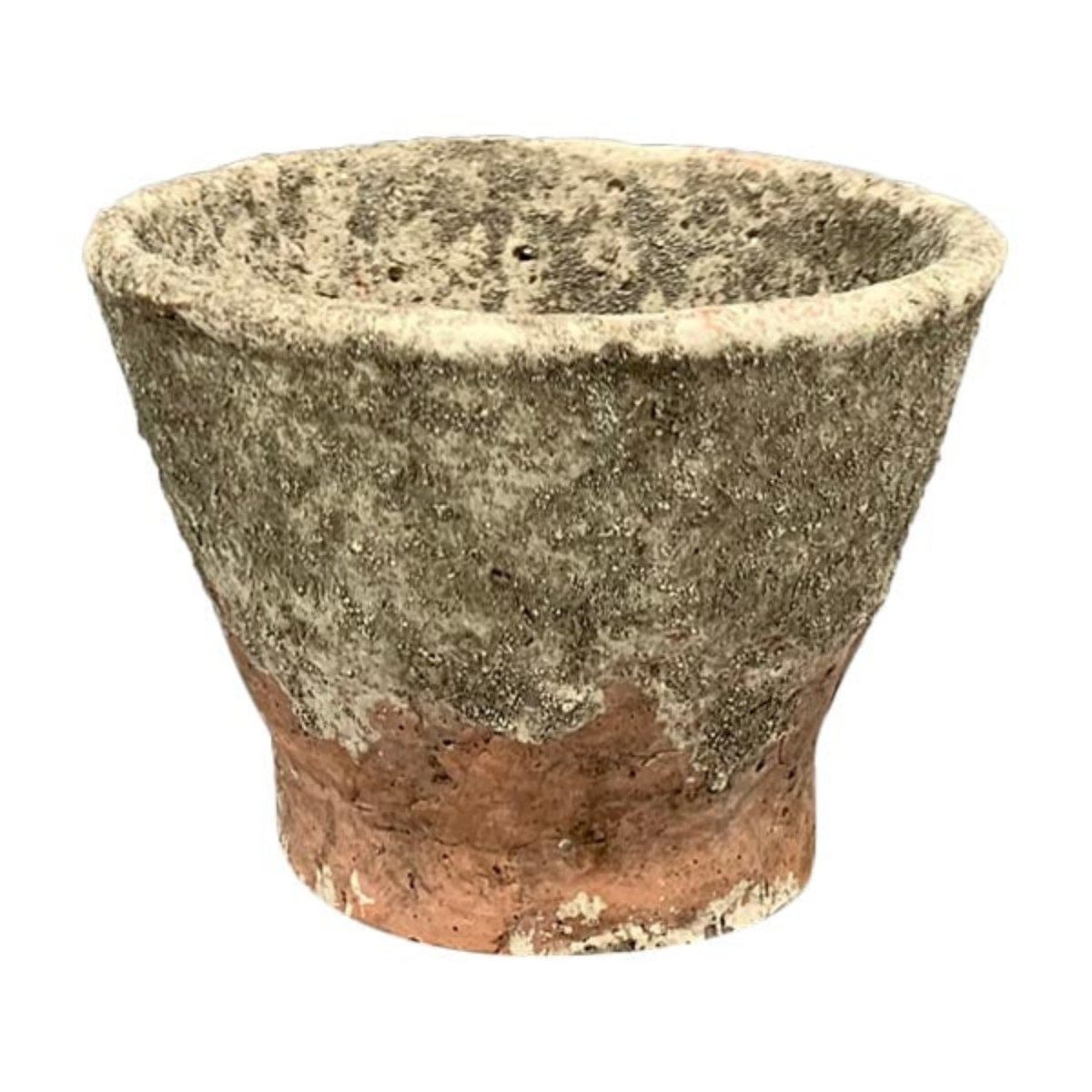 finehomegarden Blumentopf Harz Topf Zement MOOLA Übertopf terra/grün Pflanz günstig online kaufen