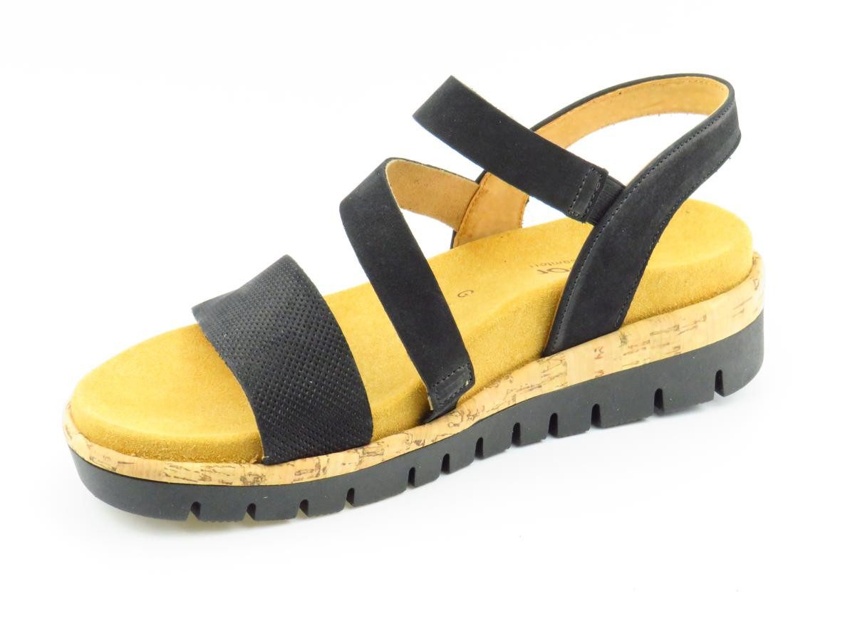 Gabor Nubuk schwarz Kork Sneaker