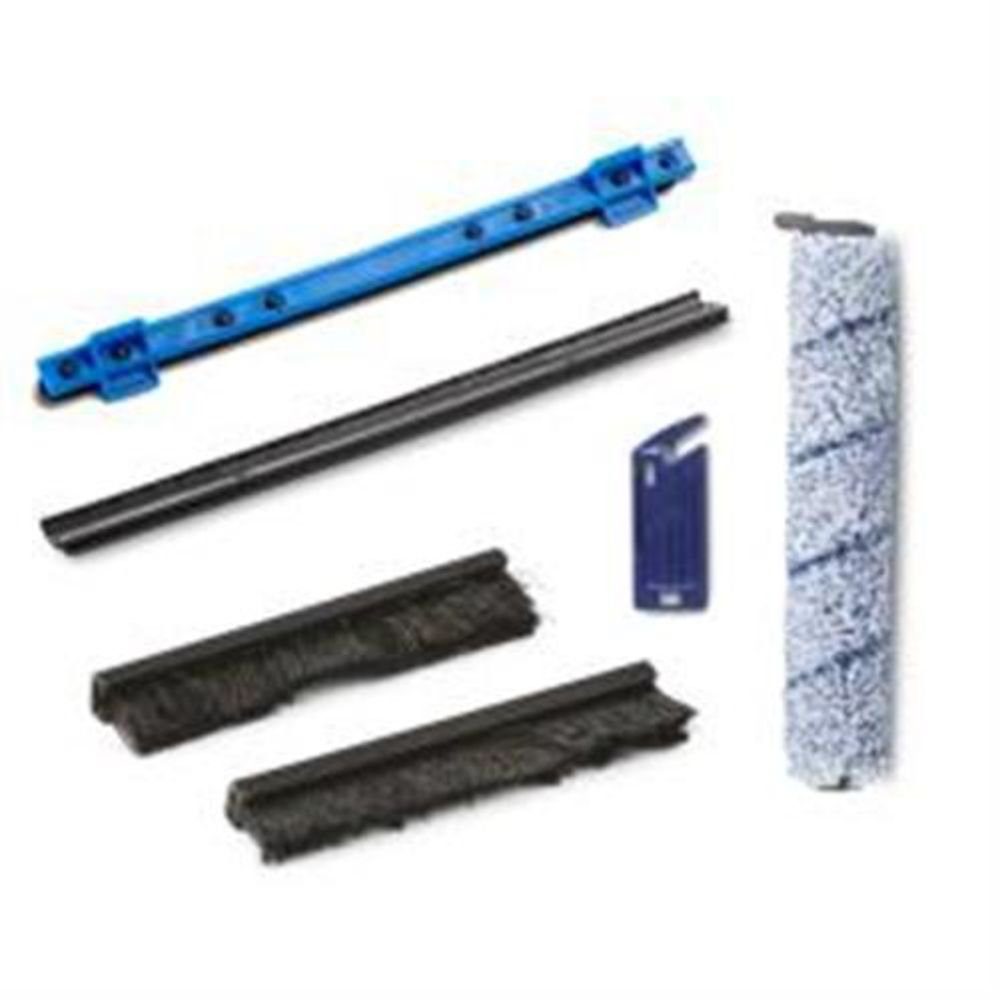 Nilfisk Очиститель твердых полов Original 128351581 Combi Bodendüse Ersatzteil-Kit 6-tlg, Zubehör / Ersatzteile für Nilfisk Combi Очиститель твердых полов, Sauglippe, Düsenleiste, Seitenbürste, Reinigungswalze