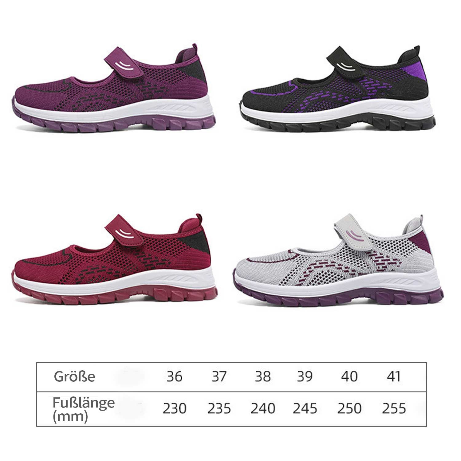 Refttenw Damen Atmungsaktiv Mesh Freizeitschuhe Fitness günstig online kaufen