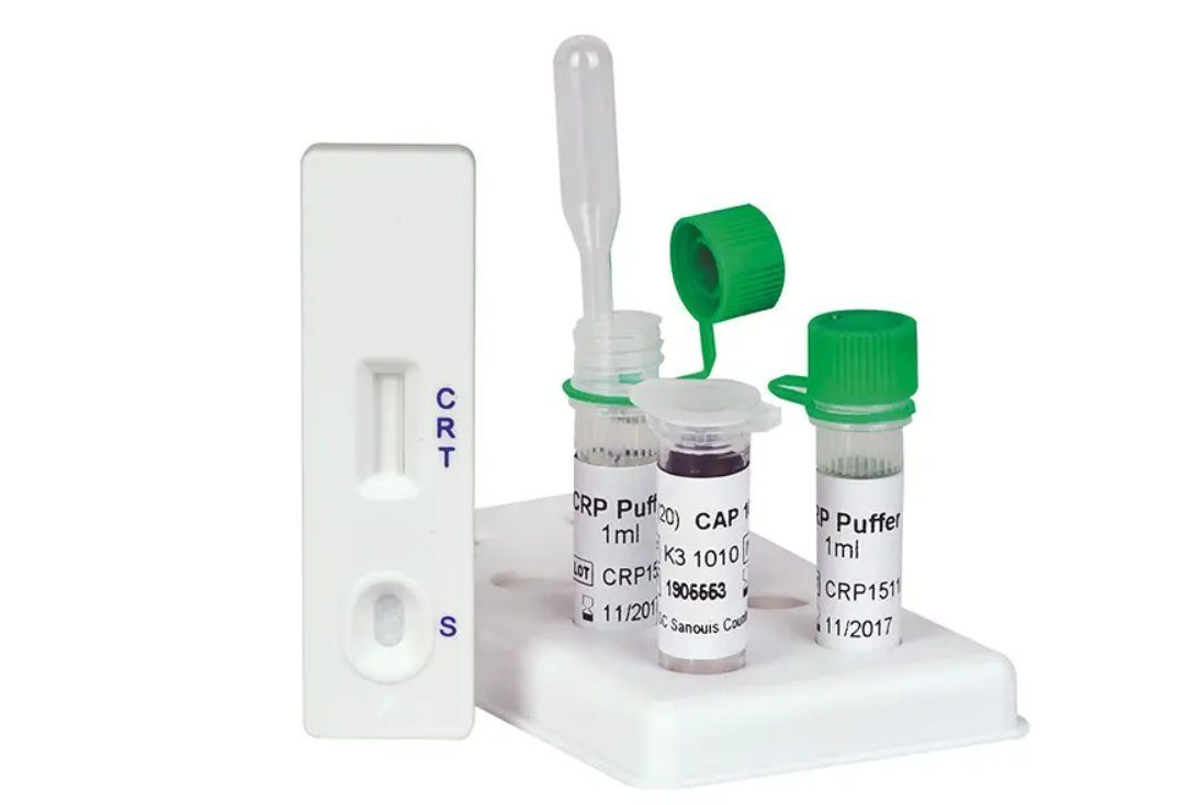 CLEARTEST CRP-Schnelltest (10/60) ist ein semiquantitativer Schnelltest, Spar-Set, 10-tlg., Diagnose akuter und chronischer Entzündungen, Entzündungsparameter