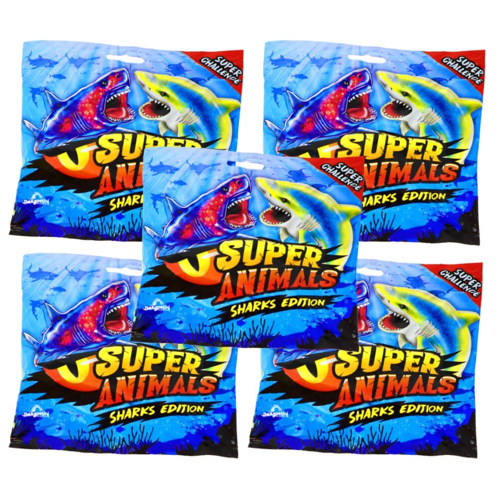 DeAgostini Sammelfigur DeAgostini Super Animals Figur - Sharks Edition - Sammelfigur Hai - 5, Super Animals - Sharks Sammelfigur - 5 Tüten