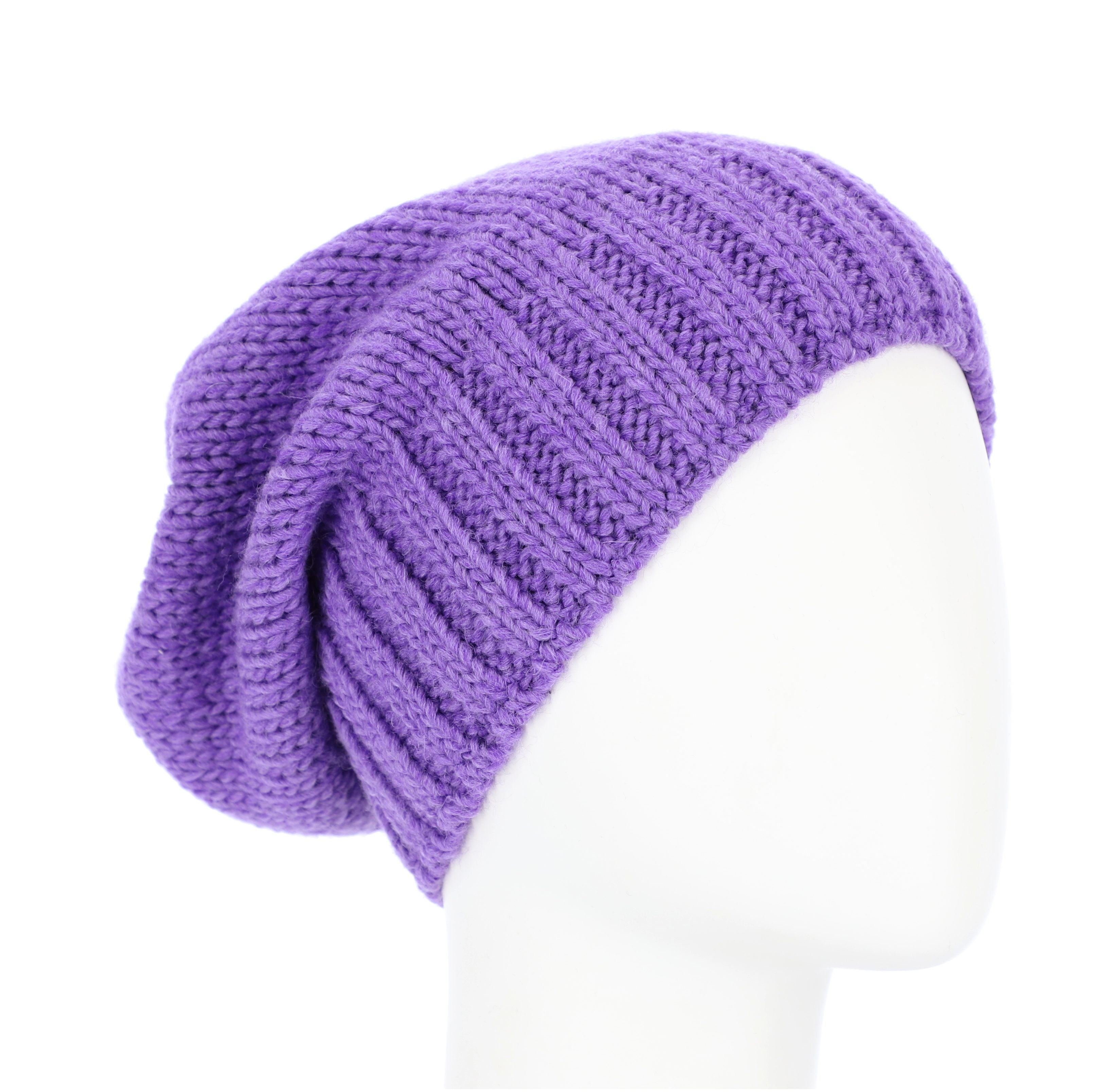 halsüberkopf Accessoires Strickmütze Beanie mit Rippe mit Innenfleece