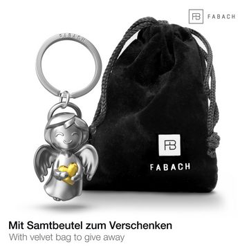 FABACH Schlüsselanhänger " Schutzengel Shiny" - Engel Glücksbringer - Glücksengel mit Herz