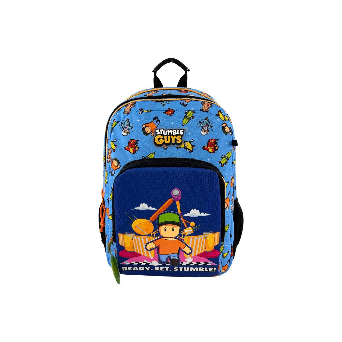 Stumble Guys Kinderrucksack Schulrucksack Trolleygeeignet Kinder Rucksack 42 cm (Packung)