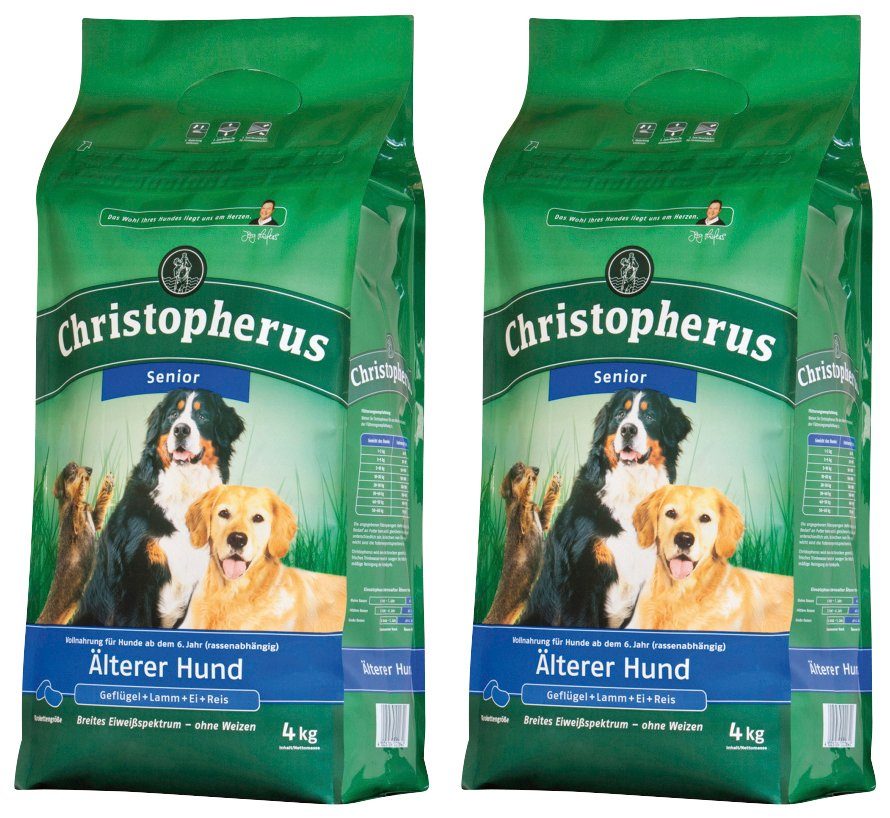 Christopherus Trockenfutter »Älterer Hund«, 2 Beutel á 4 kg online