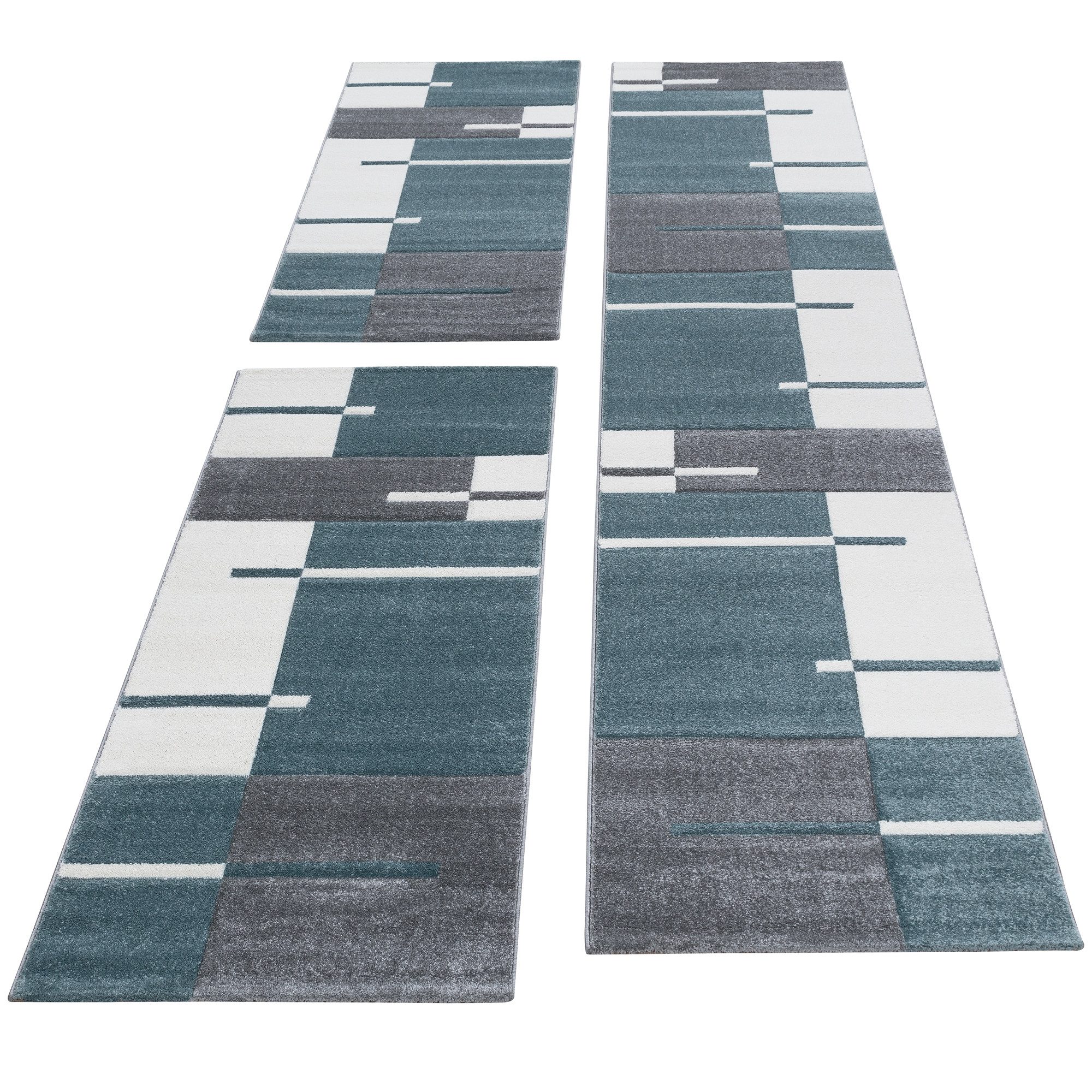 SIMPEX24 Kurzflor-Bettumrandung Unicolor - Einfarbig, Höhe günstig online kaufen