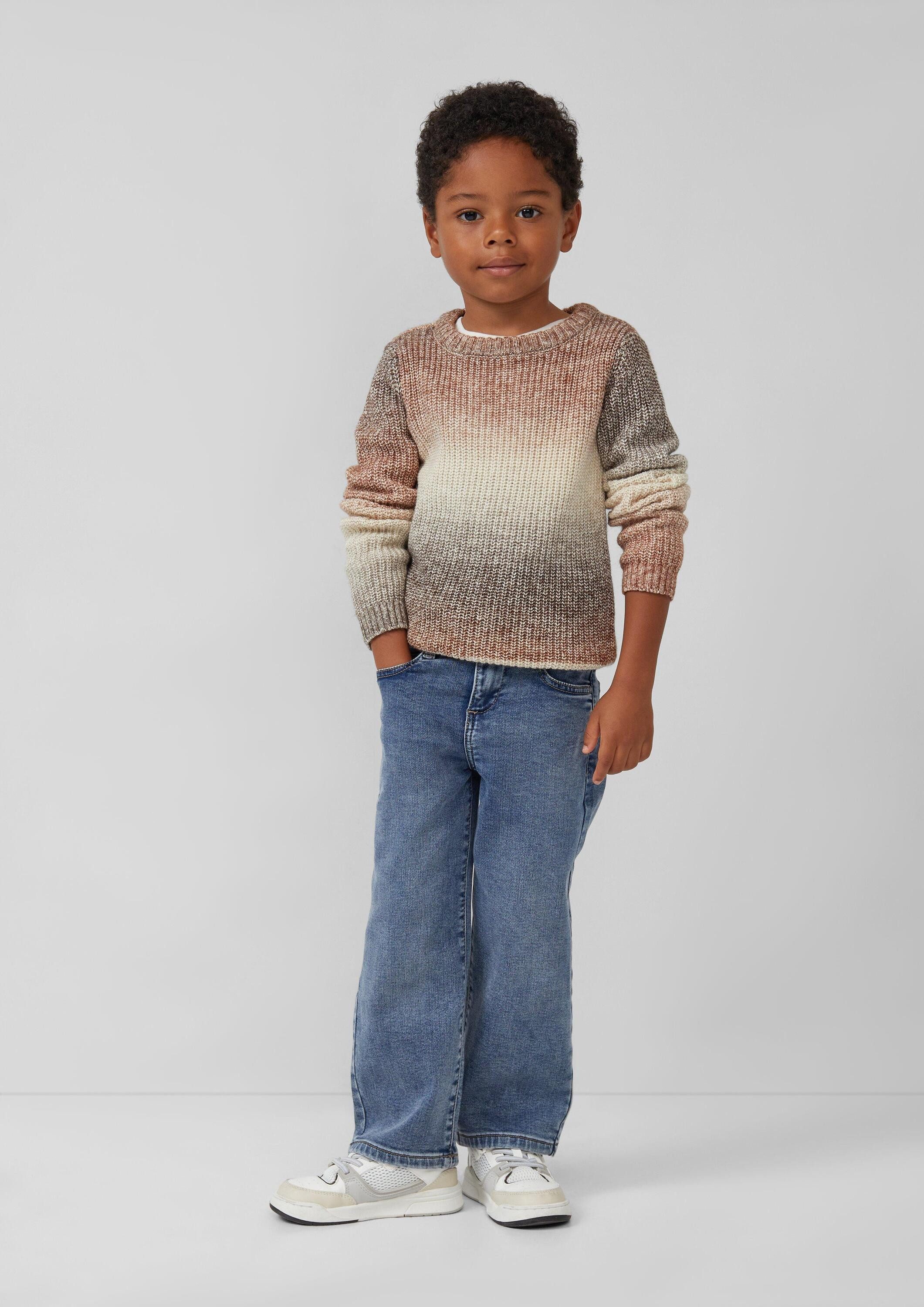 s.Oliver Longpullover Strickpullover Strickpullover mit Farbverlauf