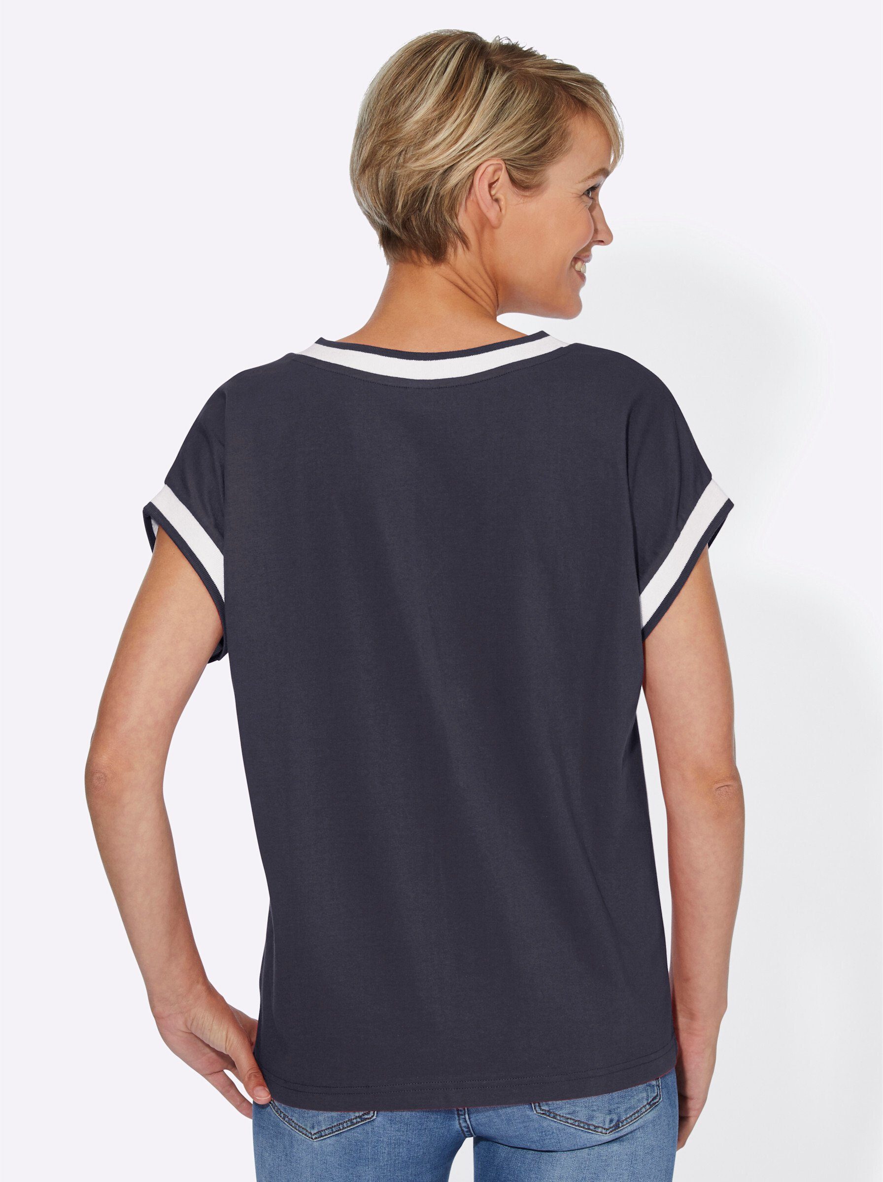 Sieh an! T-Shirt Kurzarm-Shirt Extra kurz