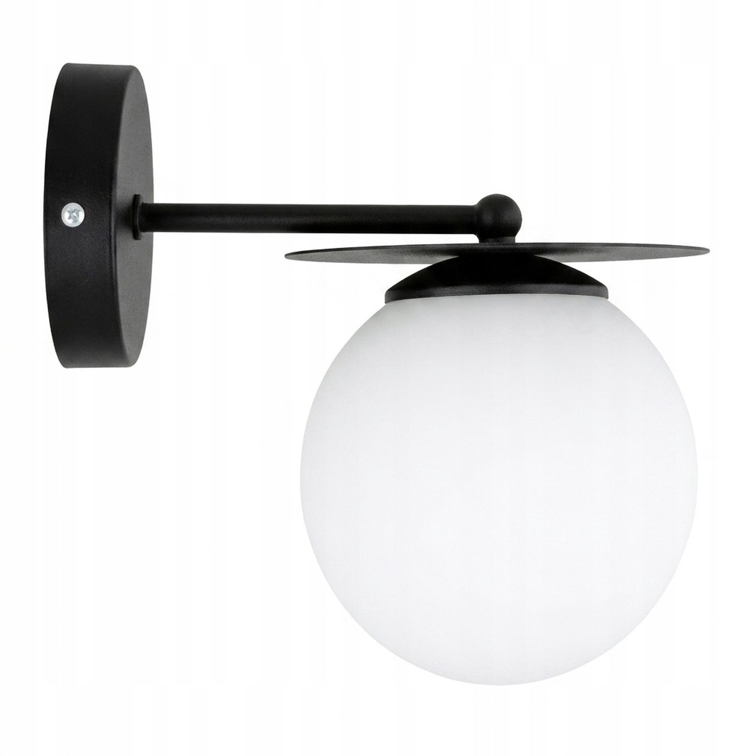Licht-Erlebnisse Wandleuchte NERIO, ohne Leuchtmittel, H: 20 cm E27 Kugel Schirm Modern
