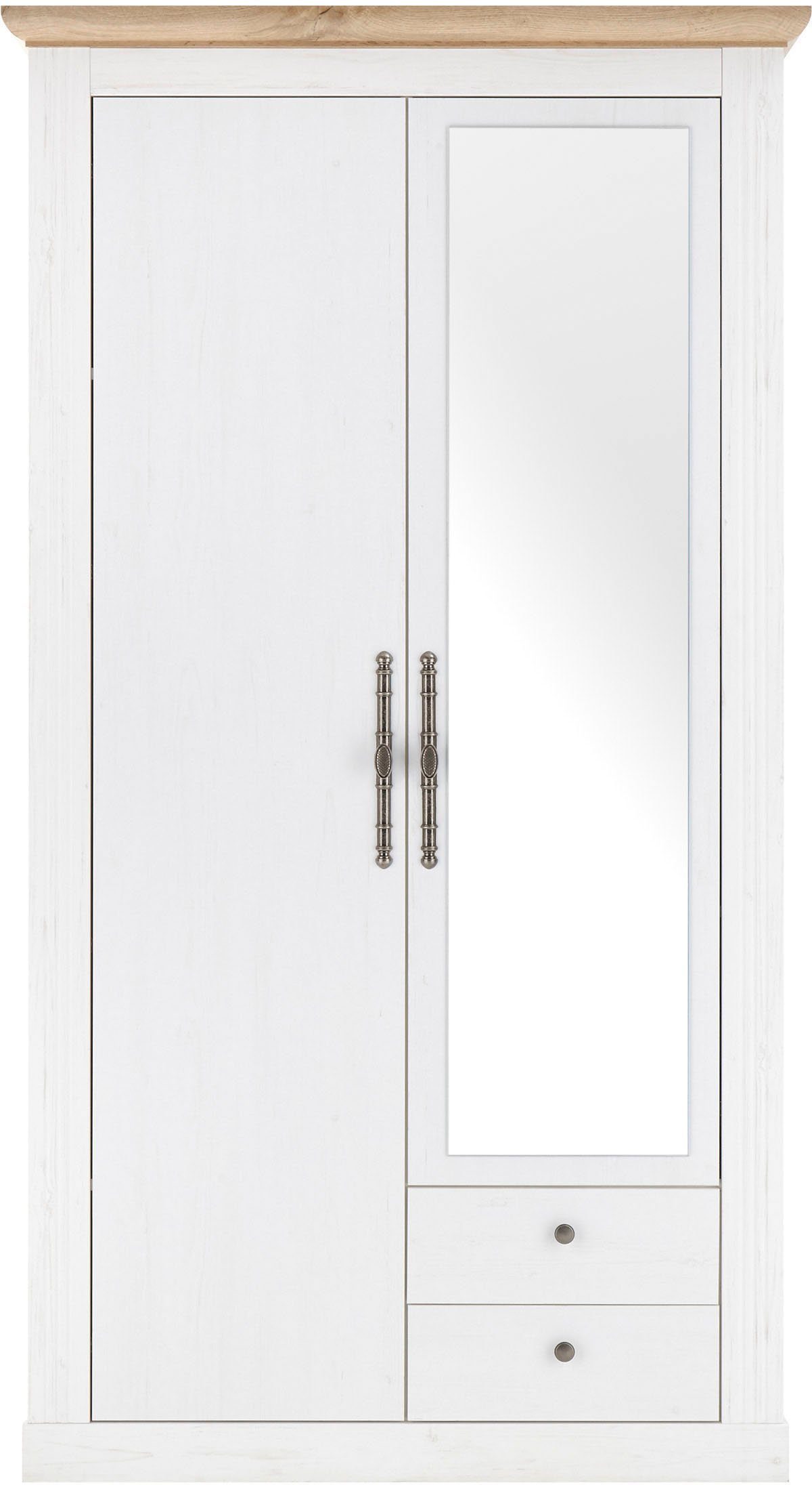 Weiss 108 Home WESTMINSTER cm Dekor ca. Stauraumschrank Breite affaire Pinie