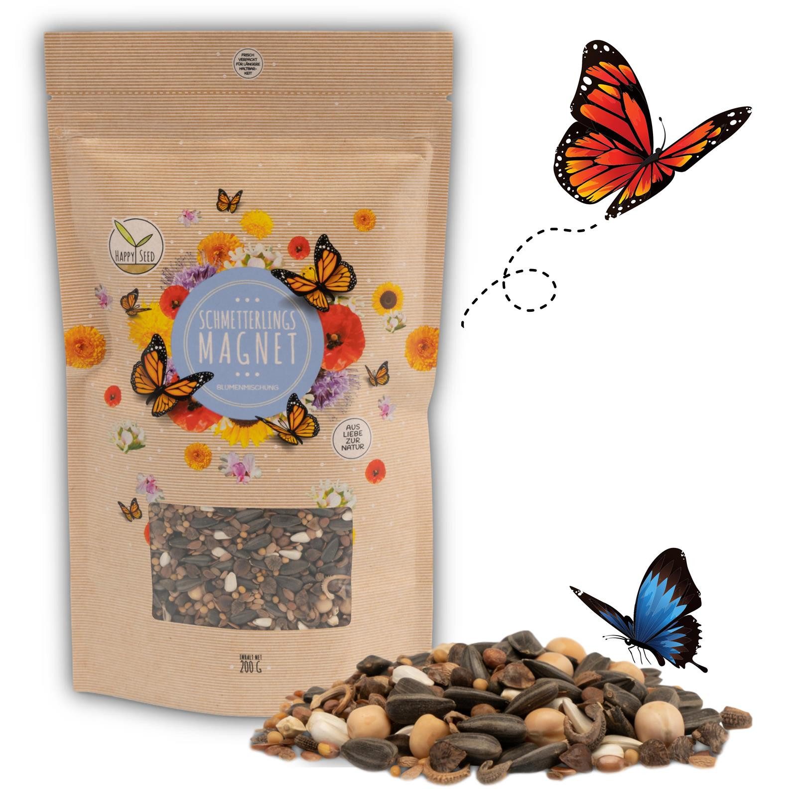 HappySeed Blumensamen Schmetterlingswiese Samen für eine buinte Blumenwiese günstig online kaufen