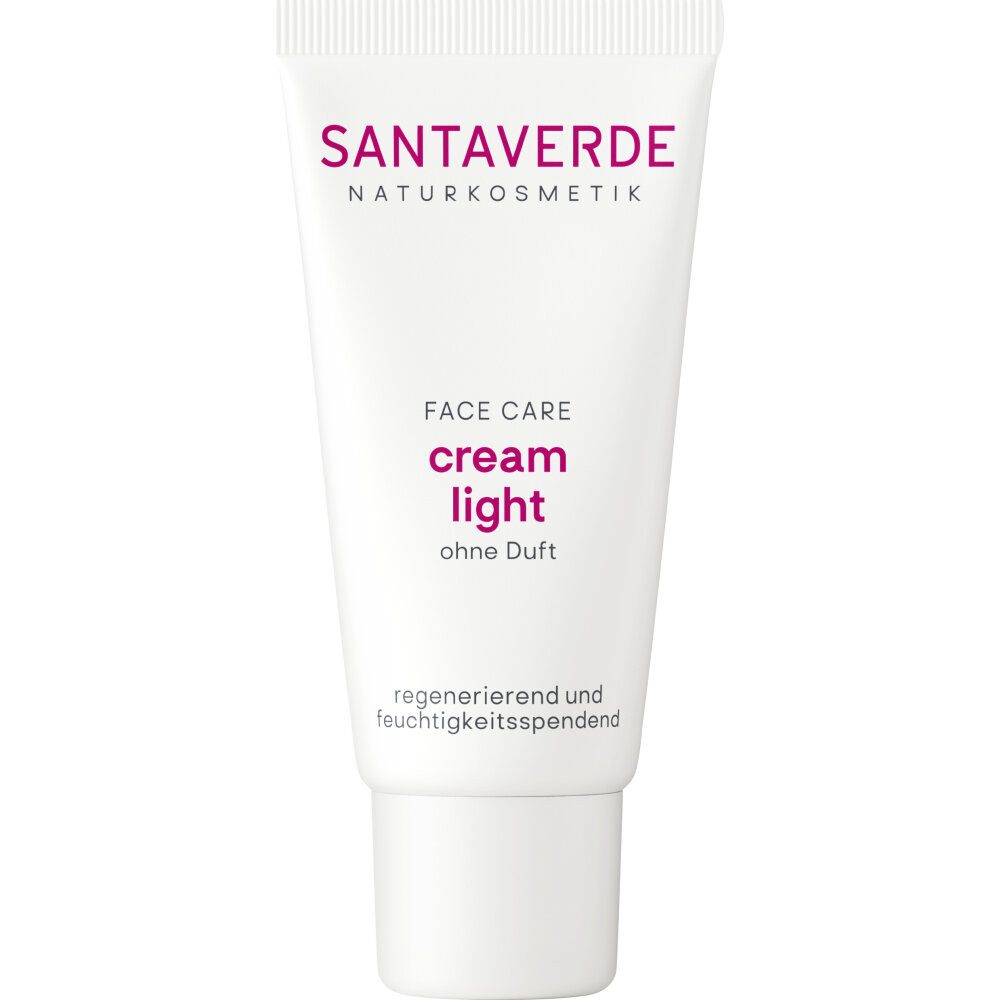 SANTAVERDE GmbH Gesichtspflege cream light ohne Duft, 30 ml