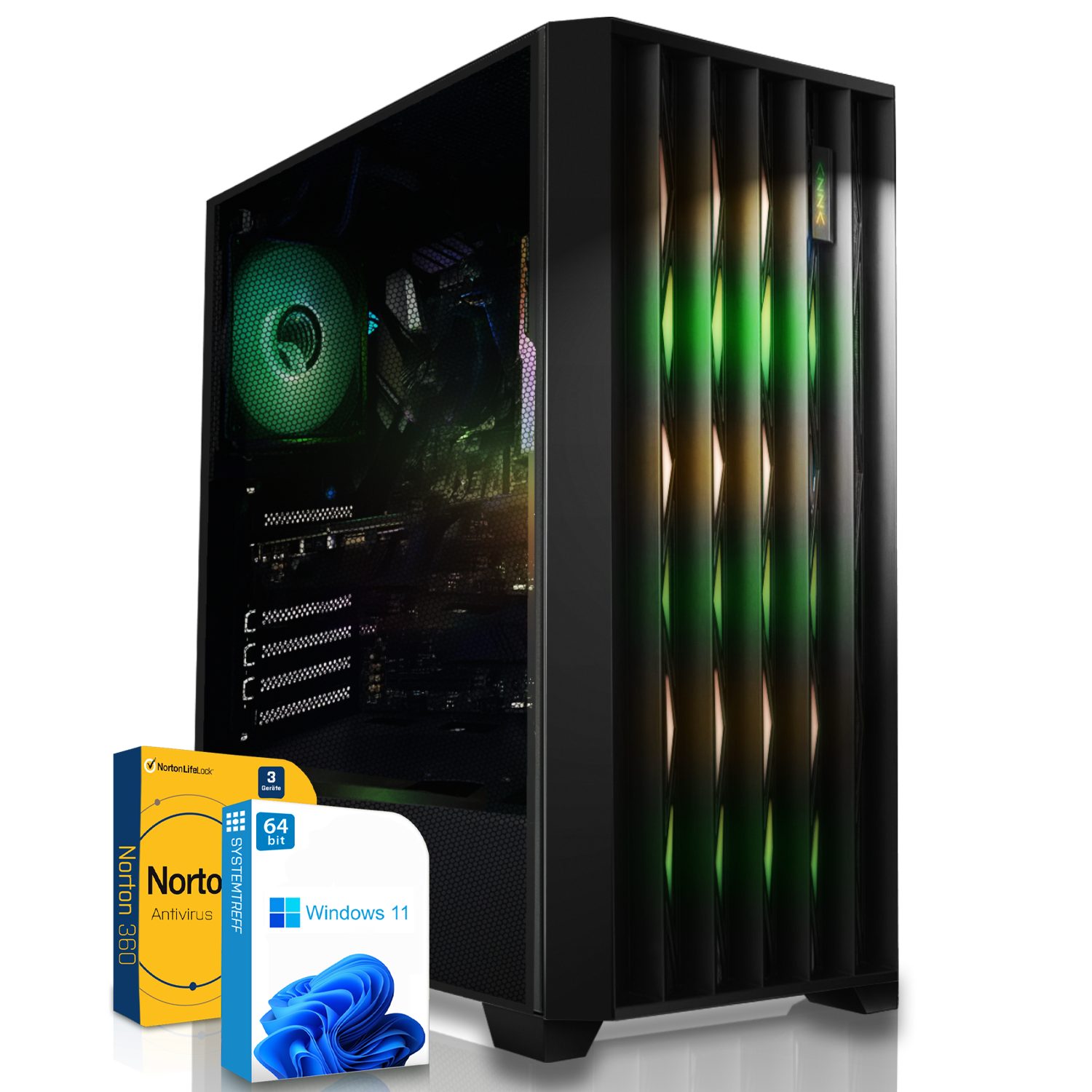 SYSTEMTREFF Gaming-PC (AMD Ryzen 9 7900X3D, RTX 3080, 32 GB RAM, 1000 GB  SSD, Wasserkühlung)