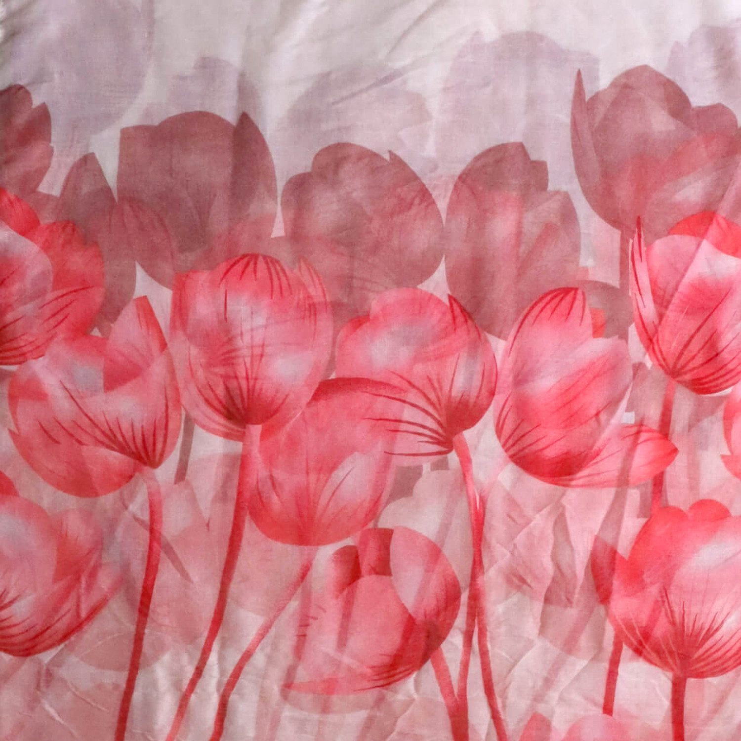 chic4home Loop Voyage Vibes, (1-St. 1-teilig), Damen Loop-Schal Schlauchschal Tulpen Muster