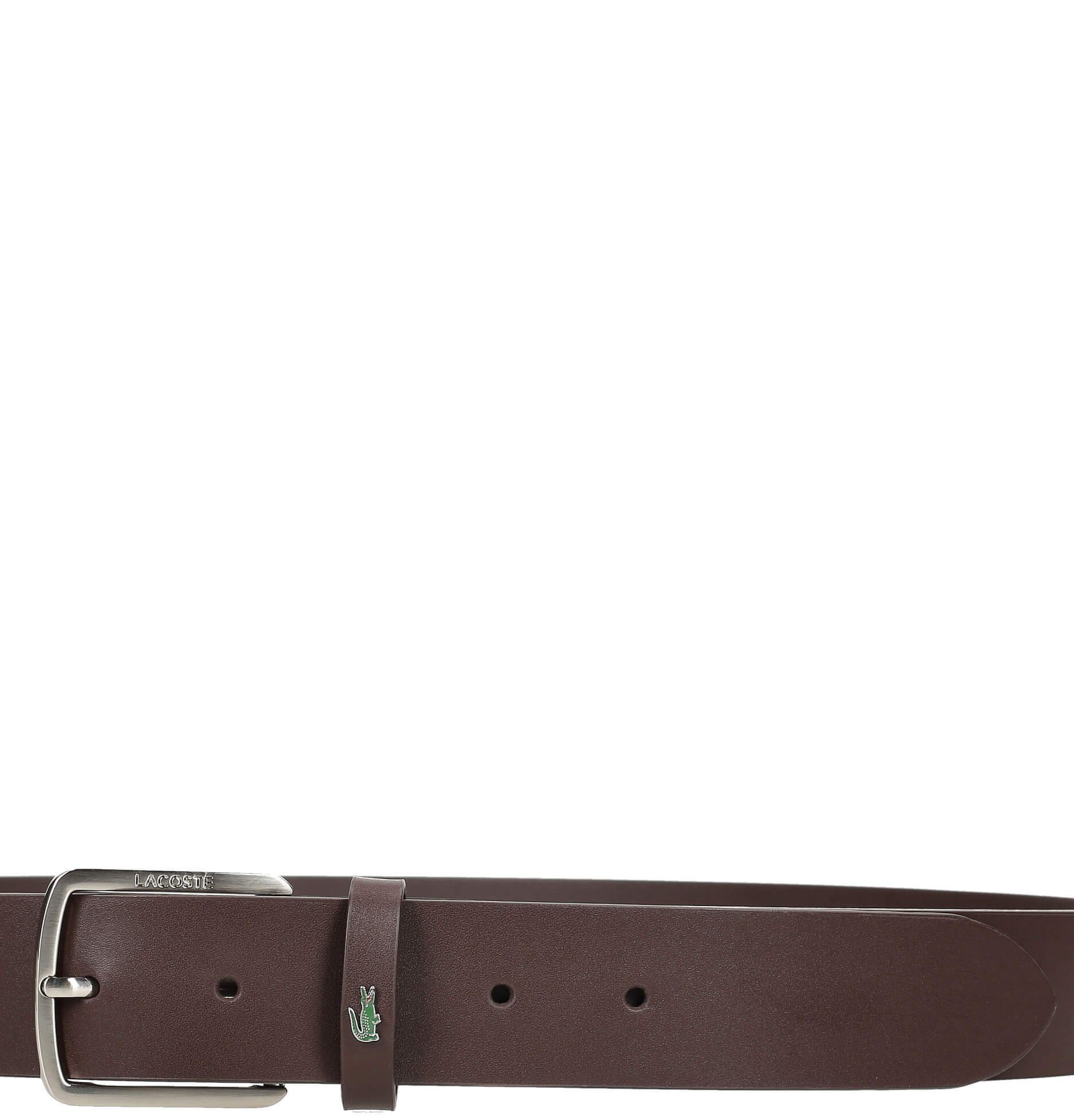 Accessoire Hüftgürtel Lacoste - Ledergürtel marron