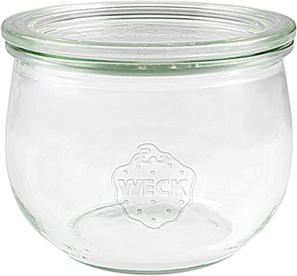 WECK Einmachglas Tulpenglas mit Deckel 100 mm, Glas, 500 ml, H 8,5 cm, klar, (1-tlg)