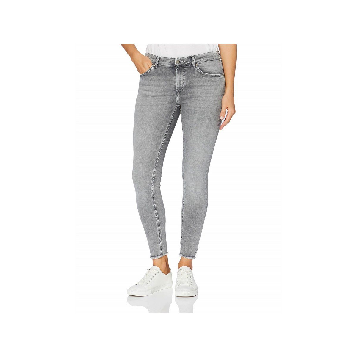 grau (1-tlg) Vero Moda 5-Pocket-Jeans