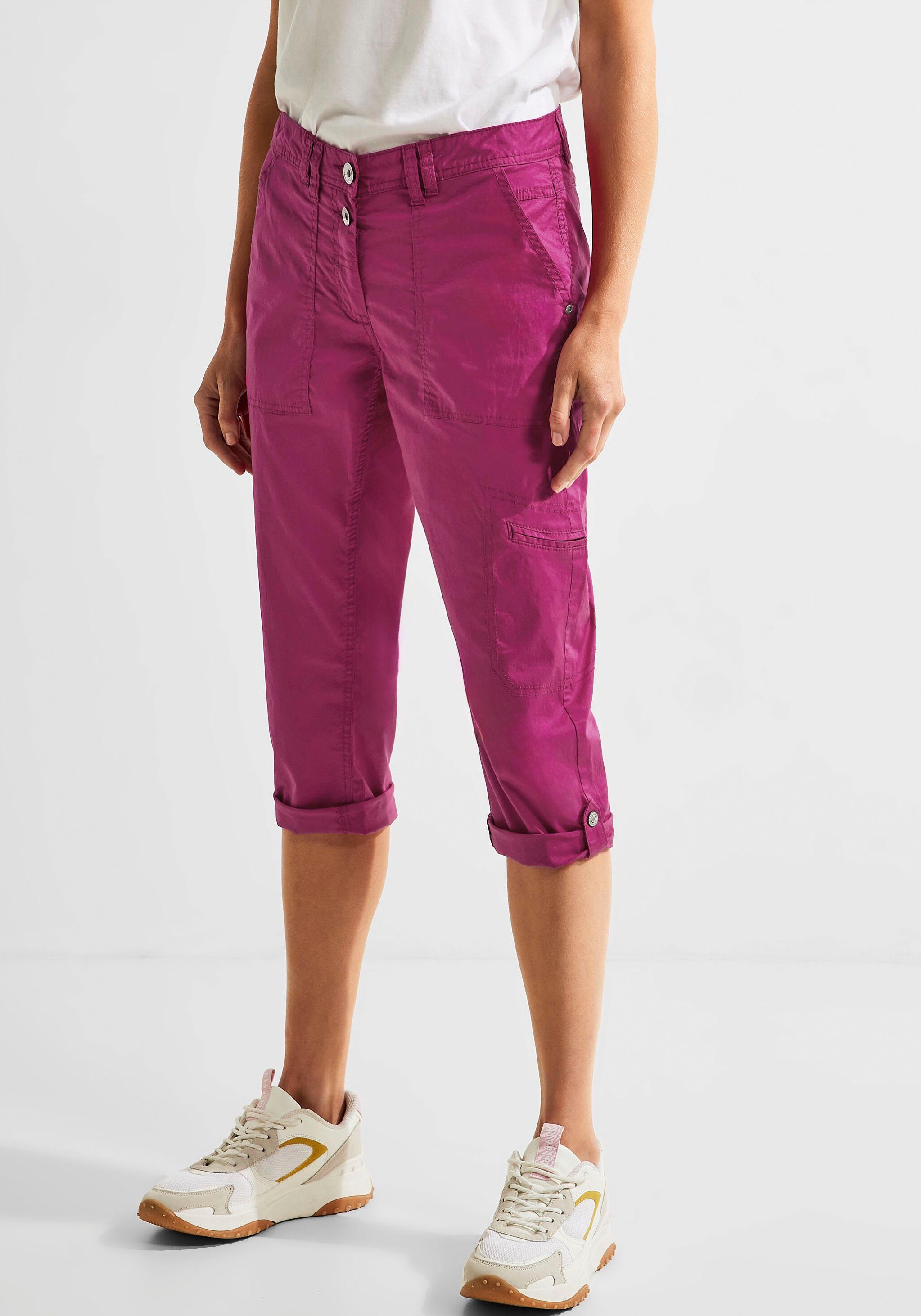 Cecil 3/4-Hose im Style New York cool pink