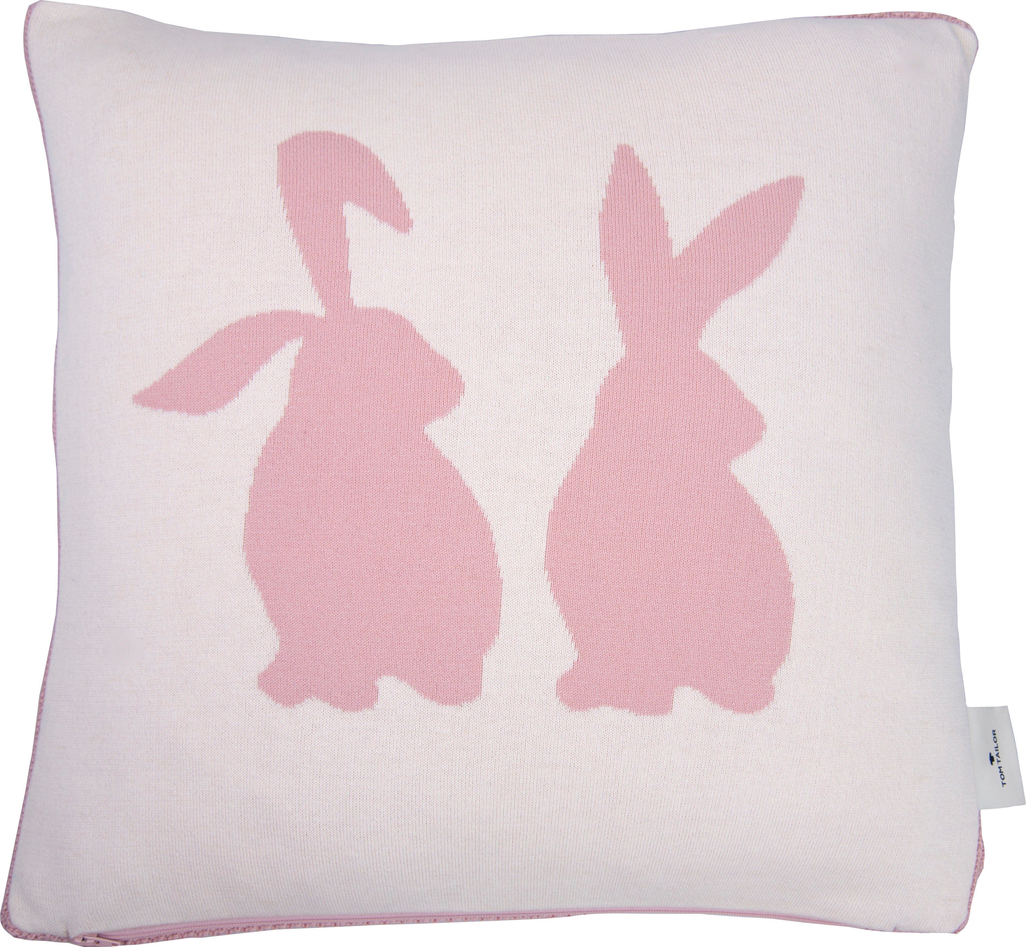 TOM TAILOR HOME Декоративні подушки Pastel Rabbit, mit rosa Hasen