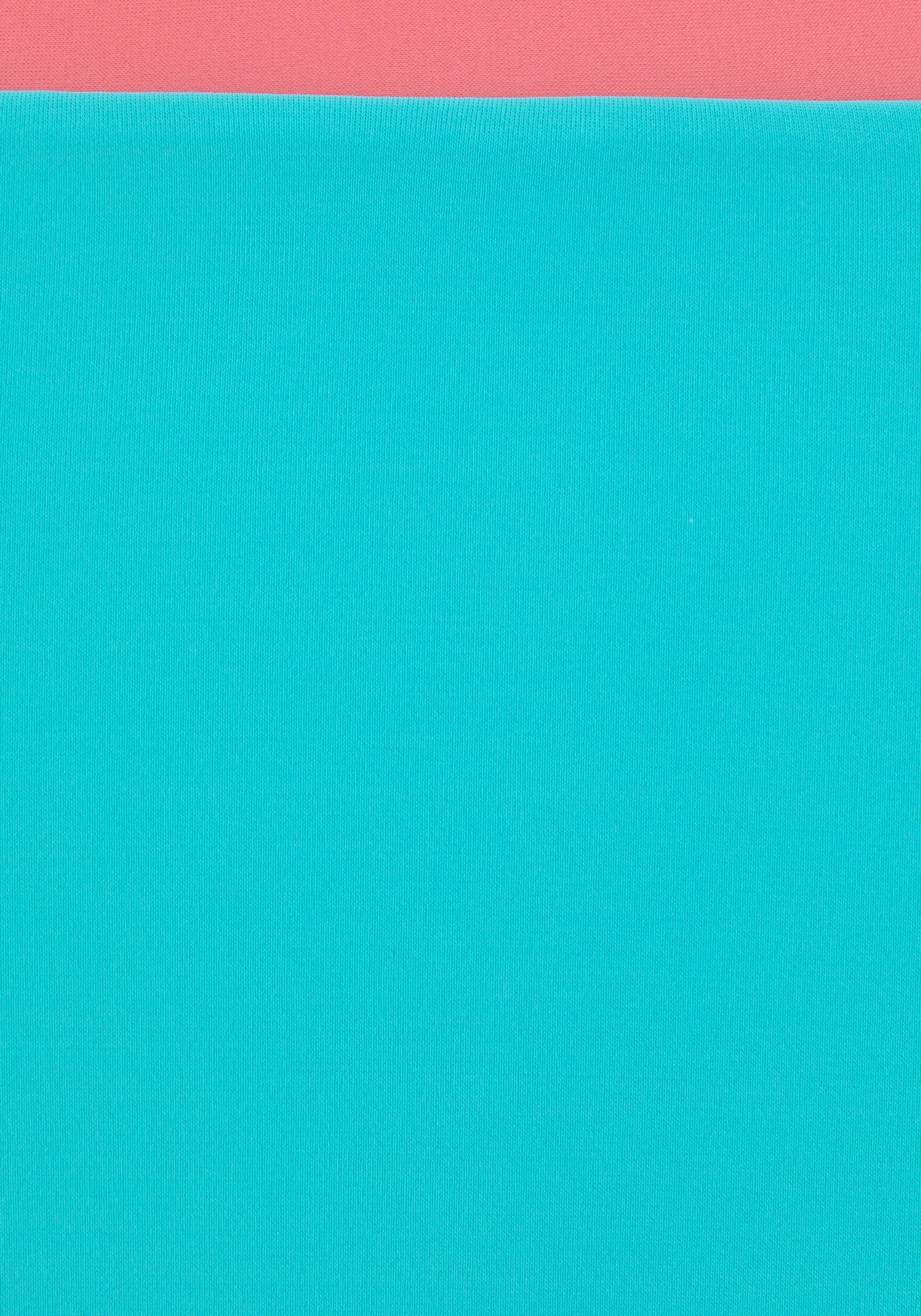 LASCANA ACTIVE Highwaist-Bikini-Hose Janni mit kontrastfarbigen Bündchen