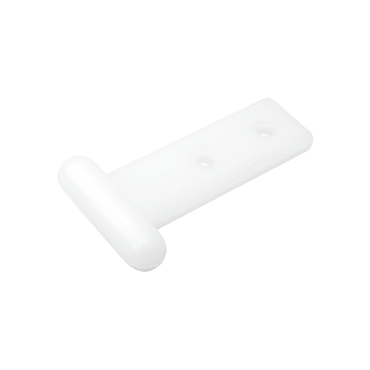 Planenscout U-Laufschiene Stabgleiter weiß Nylon 11mm, (1-tlg), 65 mm [L]