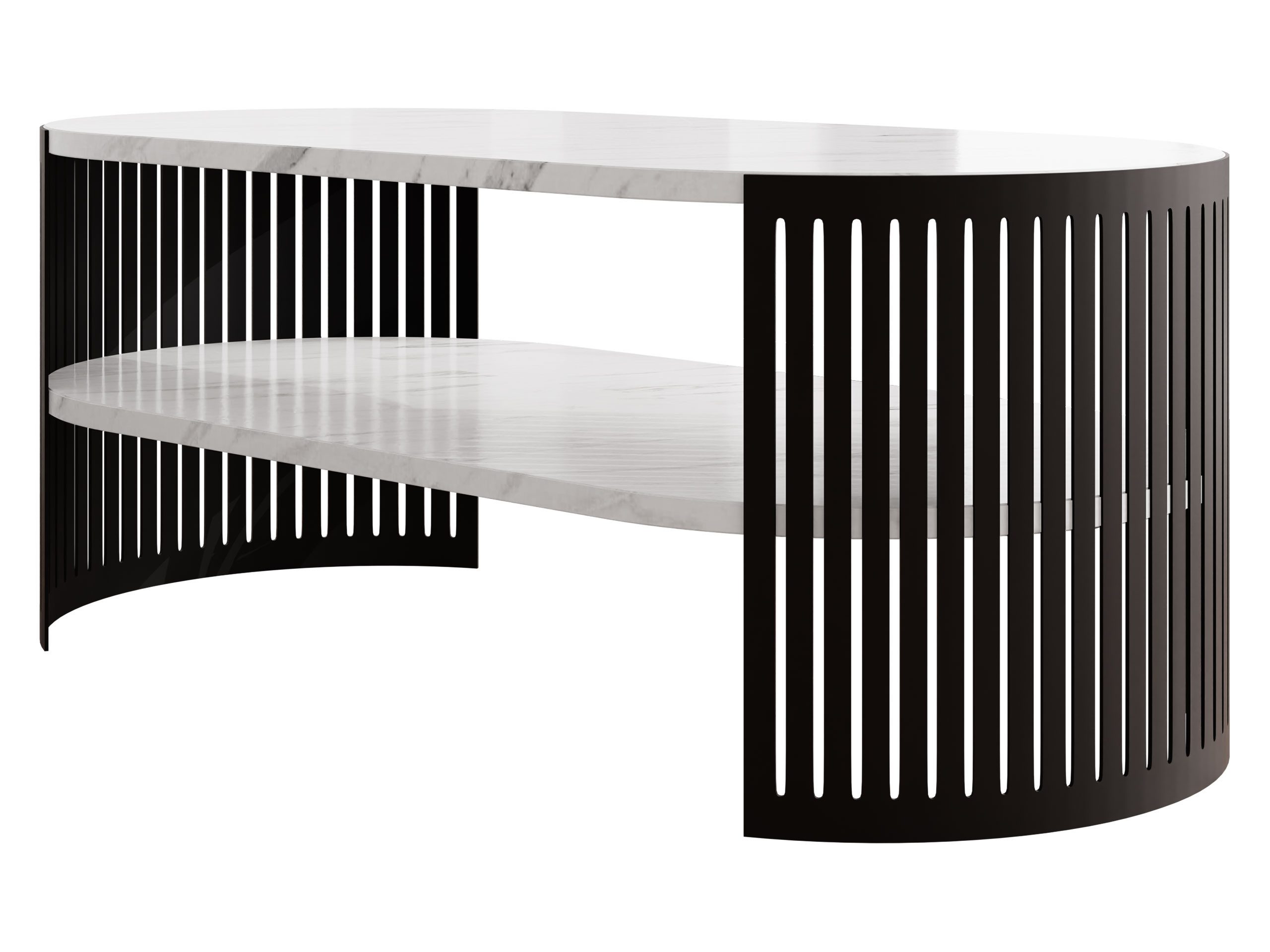 MIRJAN24 Couchtisch Fikoli Oval I (mit günstig online kaufen