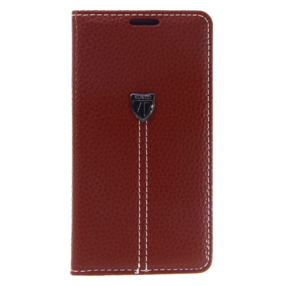 Handytasche Book Case Handyhülle für Galaxy A3 Braun Schutz Tasche (Book Cover)