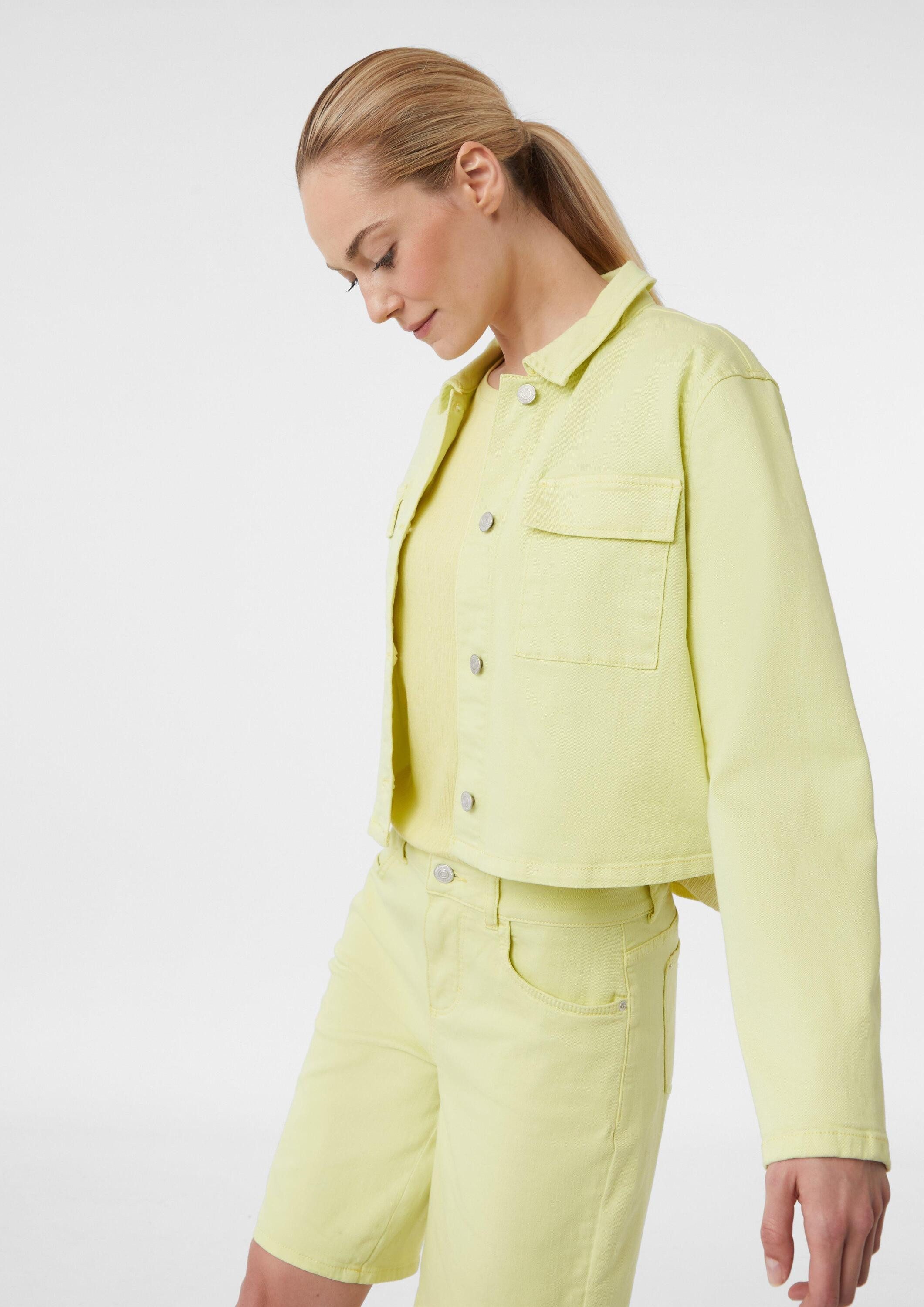 comma Funktionsjacke Indoor-Jacke Kurze Jeansjacke mit günstig online kaufen