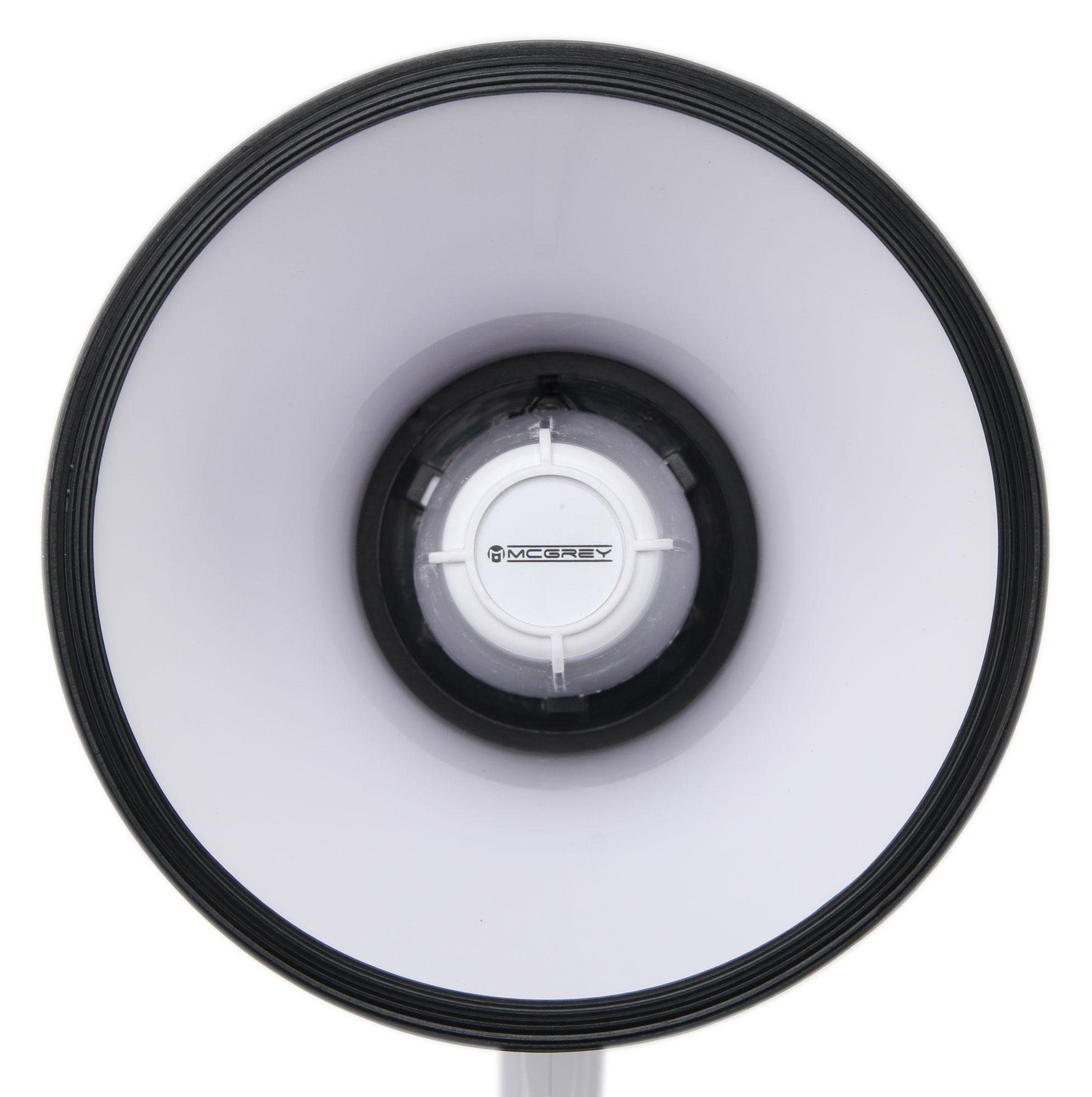 McGrey Megafon Megaphon - Lautsprecher Sprachrohr, 10 Watt RMS bis zu 500m Reichweite, robuste Bauweise, (MP-100RS, Inkl. Tragegurt), Aufnahme/Wiedergabe-Funkti – Bild 4 von 5