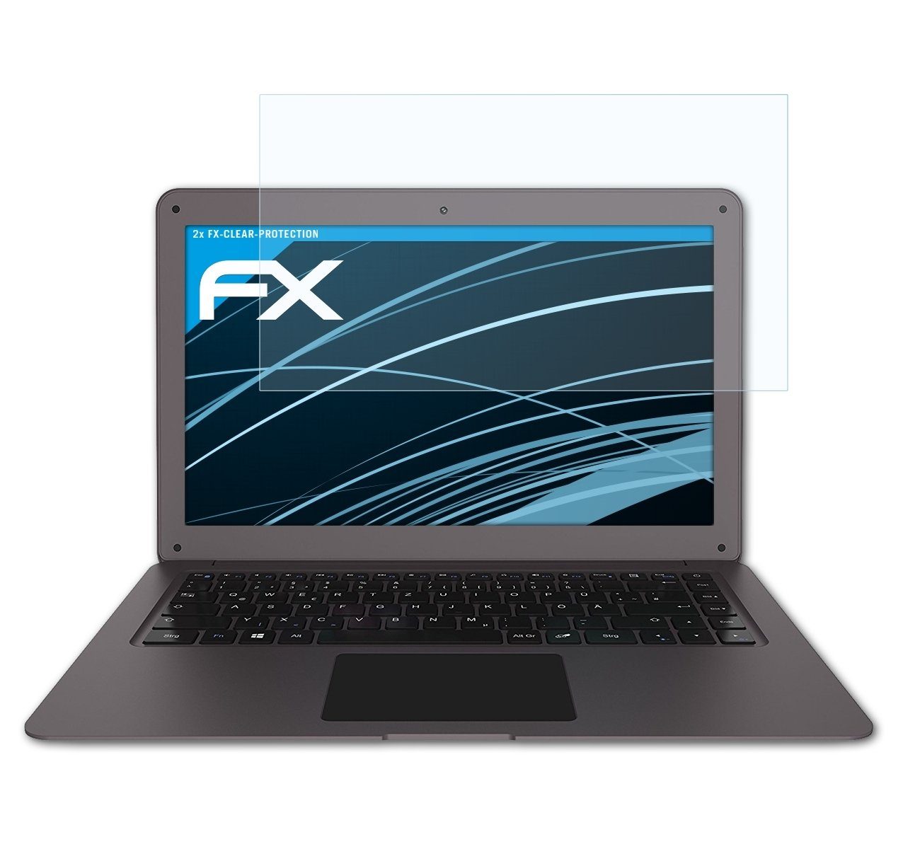 Schutzfolie Displayschutz für Trekstor SurfBook W2