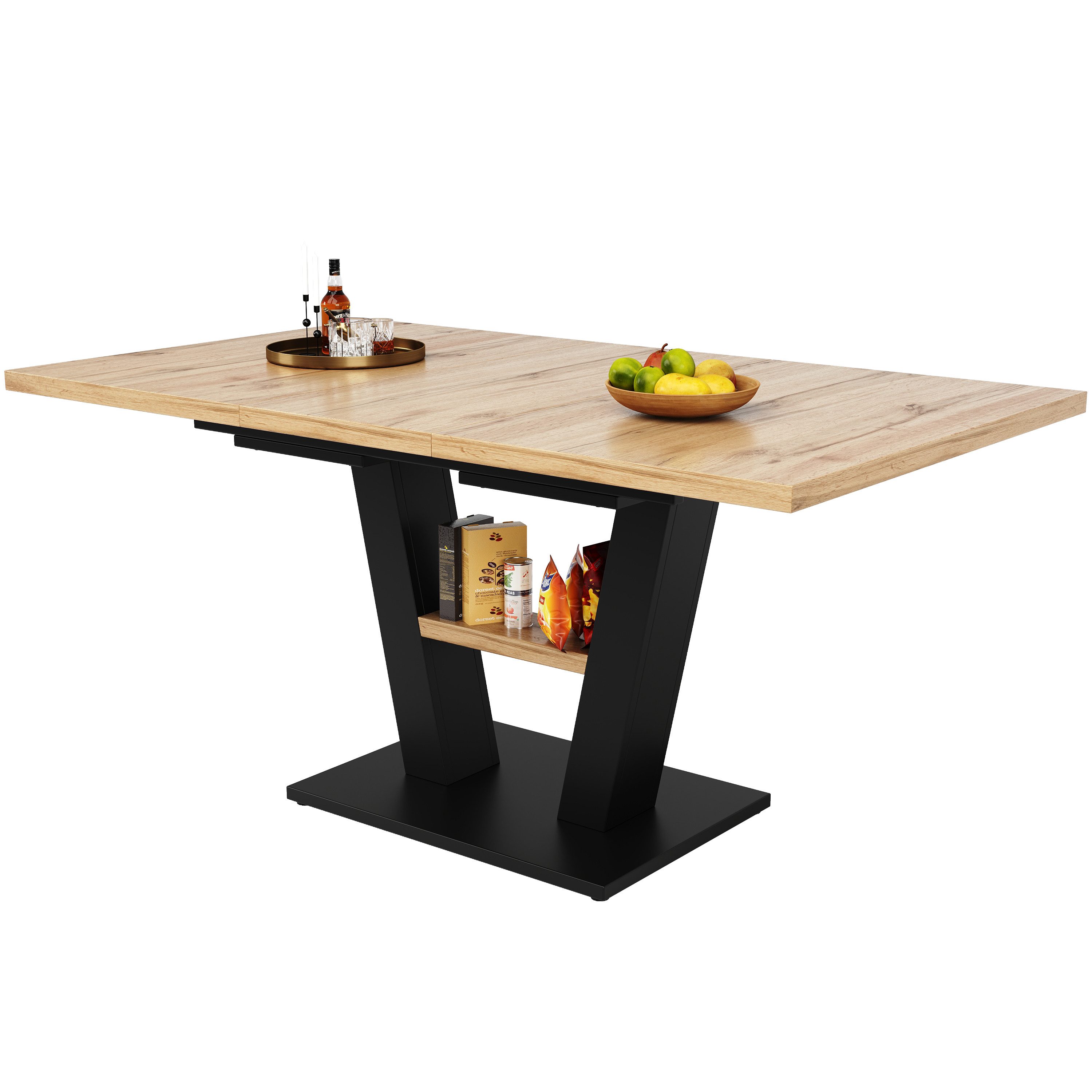 MODFU Esstisch Teleskoptisch,Moderne Esstisch,Ausziehbar,Esszimmer-Set (Ess günstig online kaufen