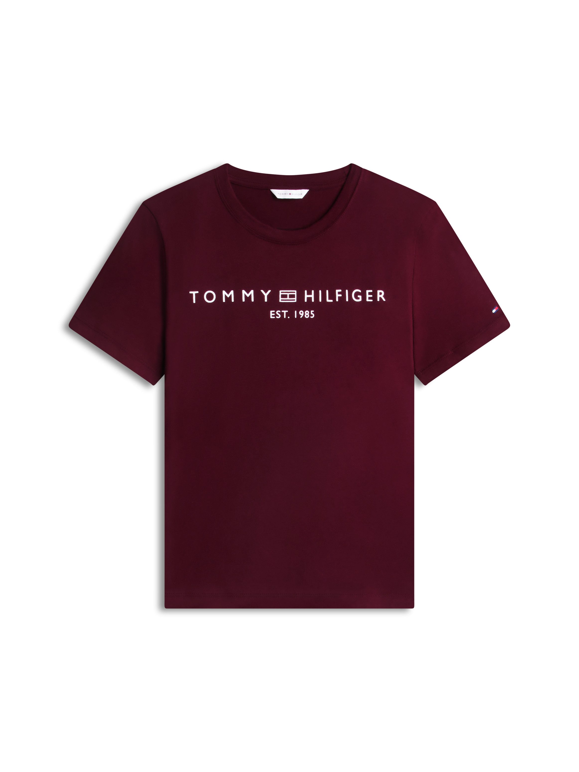 Tommy Hilfiger Kurzarmshirt REG CORP LOGO C-NK SS Baumwolle