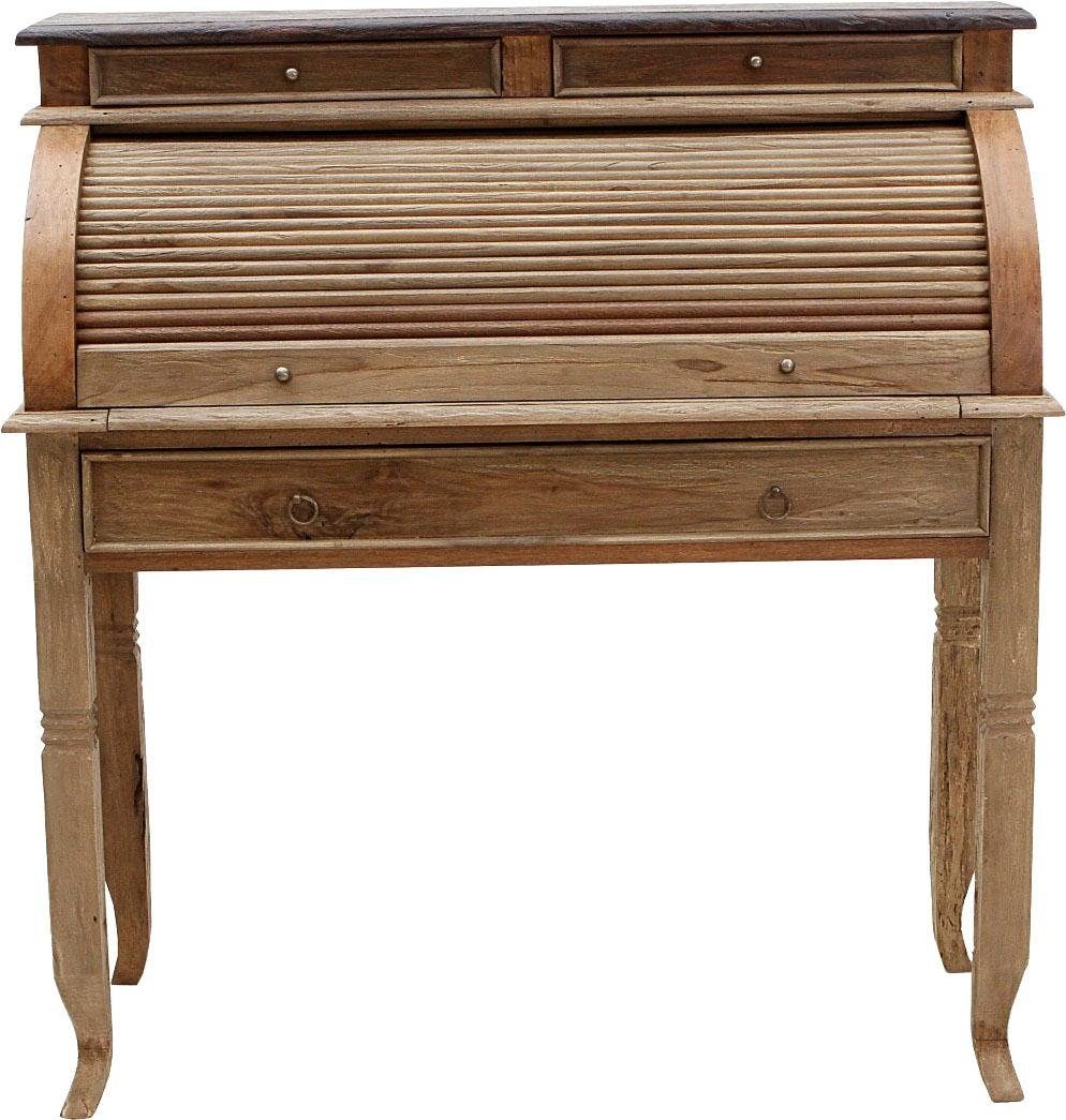 SIT Sekretär Seadrift, recyceltes Teak-Altholz, Breite 100 cm, Shabby Chic, Vintage. Reduzierter Preis € 769,99. Unverbindliche Preisempfehlung € 829,99