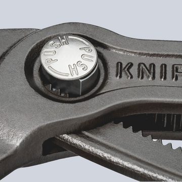 Knipex Wasserpumpenzange 87 02 250 Cobra® Hightech, 1-tlg., grau atramentiert, mit schlanken Mehrkomponenten-Hüllen 250 mm
