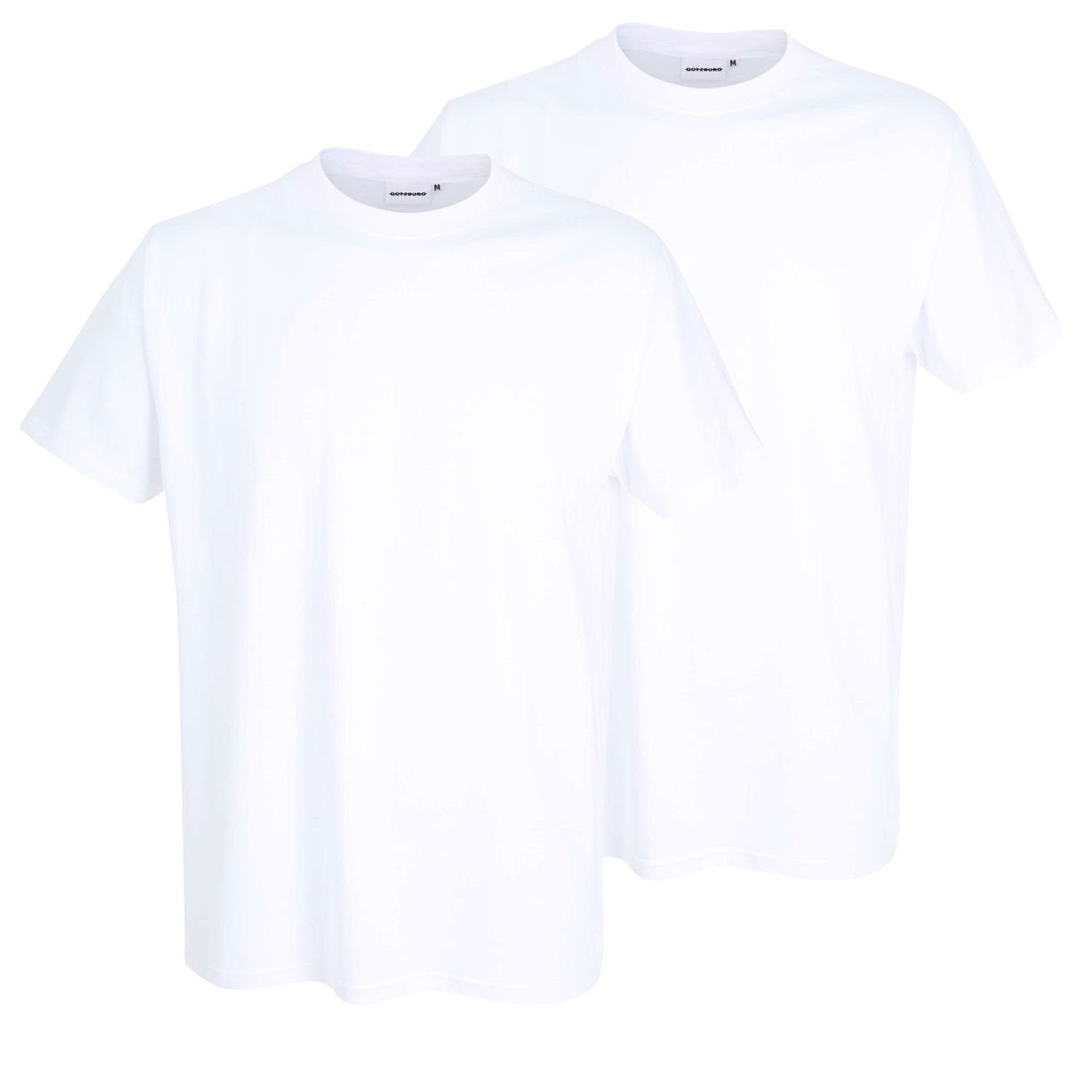 GÖTZBURG T-Shirt (2-tlg) mit Rundhals-Ausschnitt, Premium-Qualität im 2er P günstig online kaufen