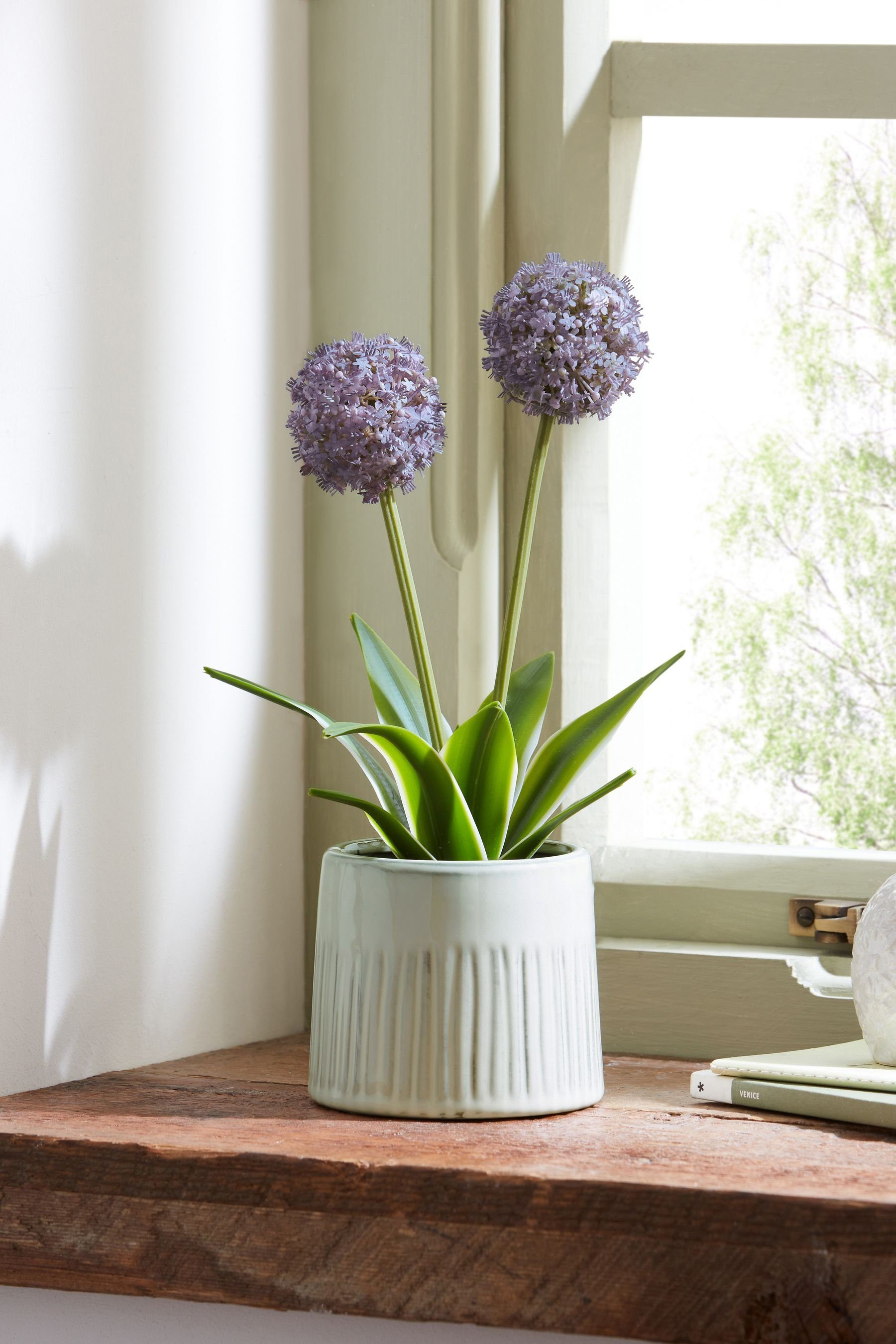 Künstliche Next Topfpflanze, Purple Lilac Aster Künstliche Zimmerpflanze