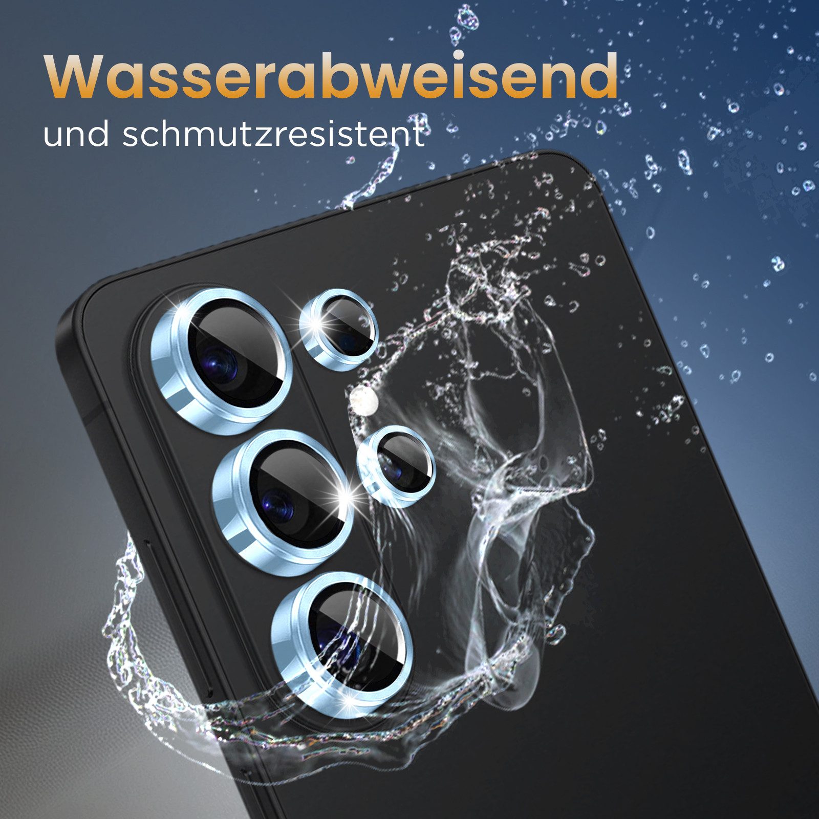 Tec-Expert Kameraschutzglas 9H Kameraglas Set in Sierra-Blau für Samsung Galaxy S26 Ultra für Samsung Galaxy S26 Ultra, Linsenschutzglas Set, 1 Stück, Kamerasch – Bild 3 von 5