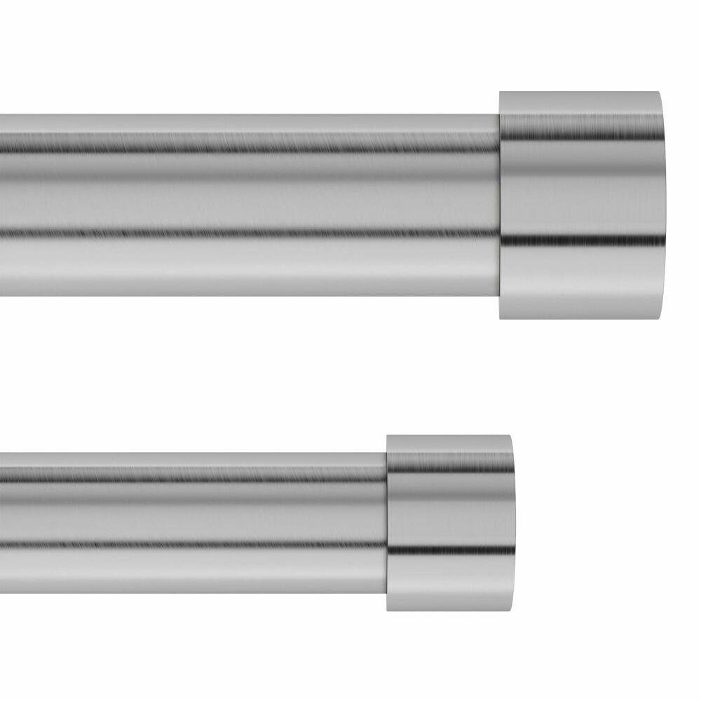 Gardinenstange Cappa 168 - 305 cm, Umbra, Ø 3.2 mm, 2-läufig, ausziehbar, verschraubt | Gardinenstangen