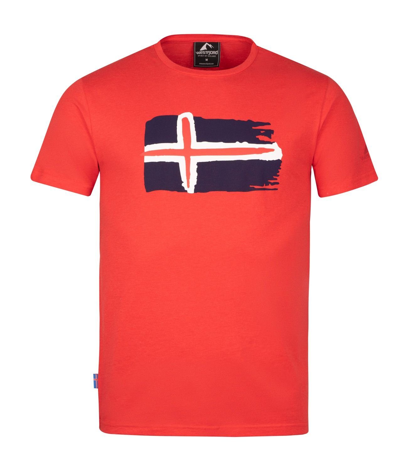 Westfjord T-Shirt Hekla Rot