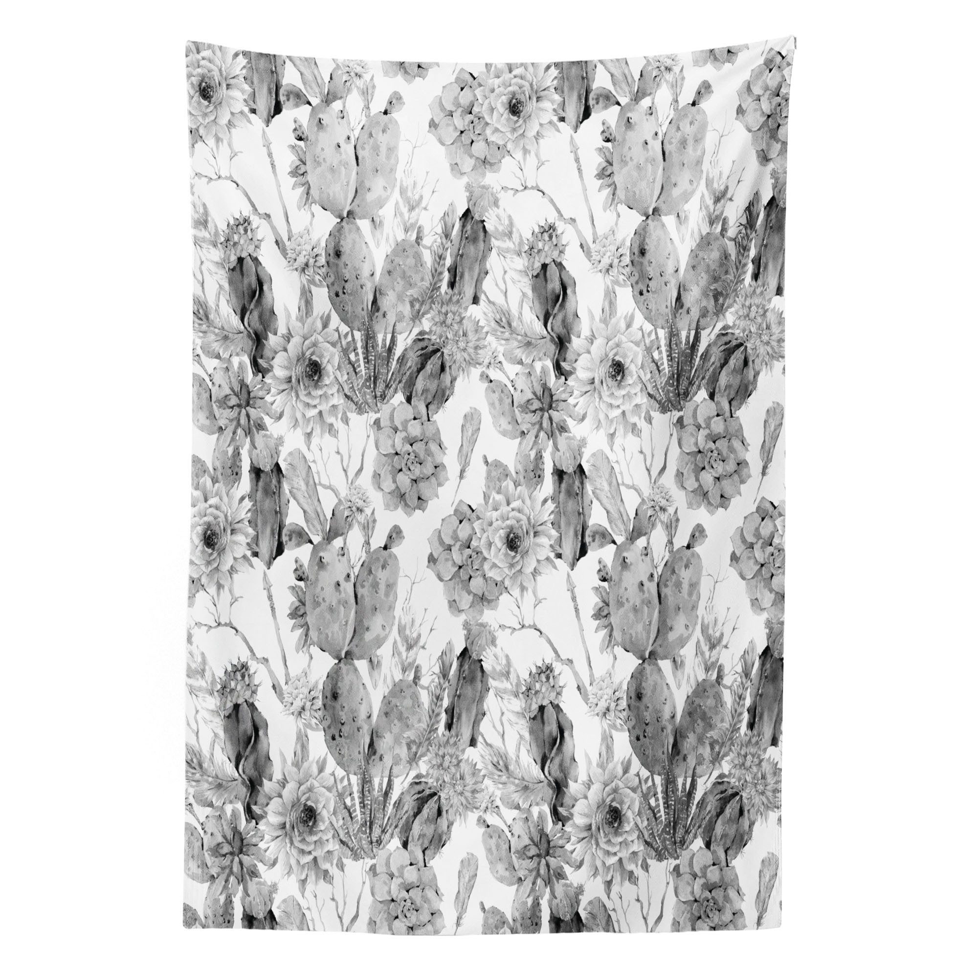 Abakuhaus Wandteppich aus Weiches Mikrofaser Stoff Für das Wohn und Schlafzimmer, rechteckig, Kaktus Boho Stil Botanical