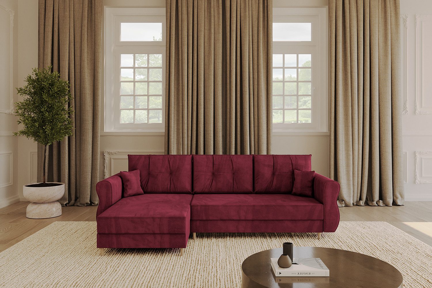 ALTDECOR Ecksofa APOL-L, Couch mit Schlaffunktion, günstig online kaufen