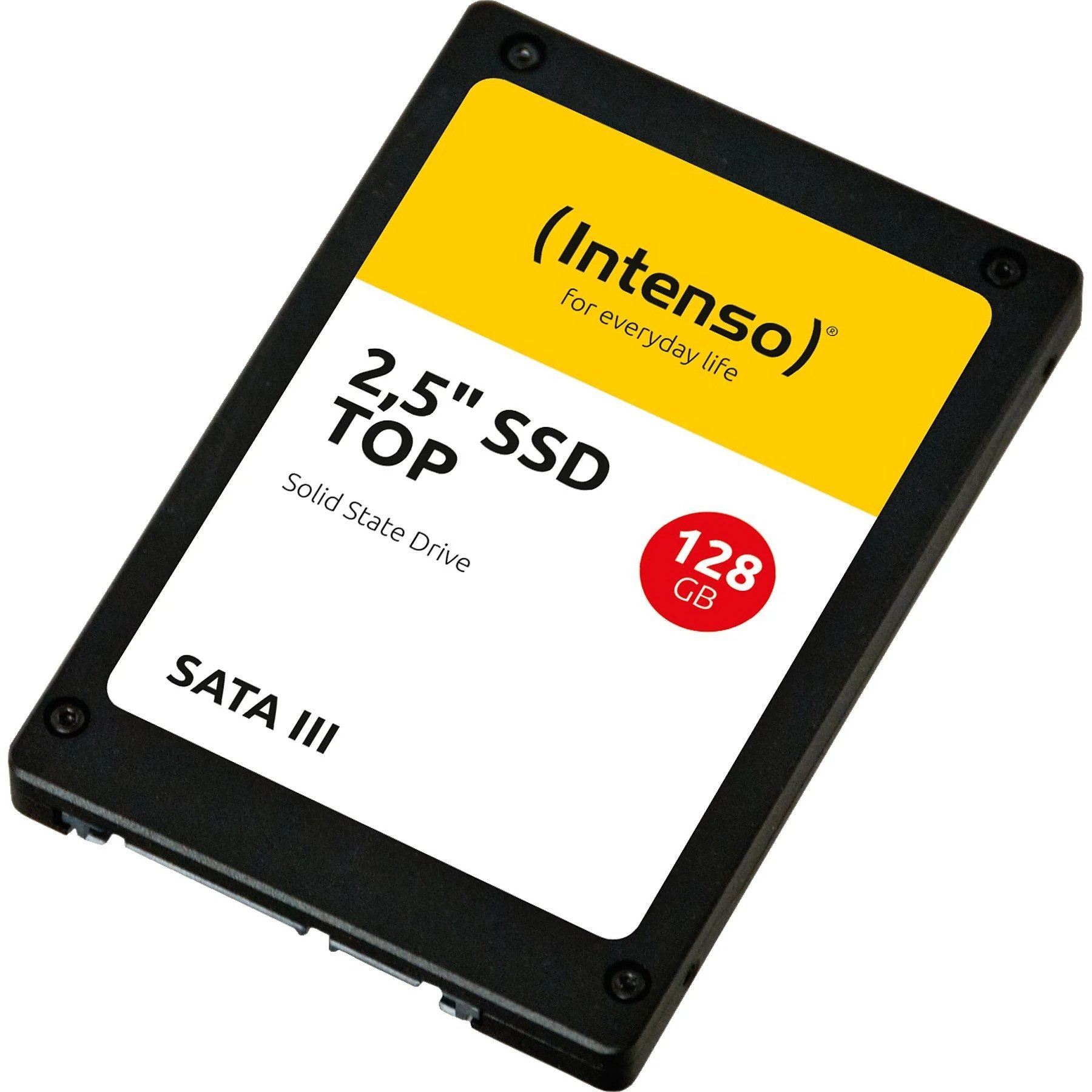 Intenso Intenso SSD 128GB 2,5 Zoll SATA III interne SSD (128 GB) 2,5" 470 MB/S Lesegeschwindigkeit, 540 MB/S Schreibgeschwindigkeit, Interne Festplatte Laptop Upgrades