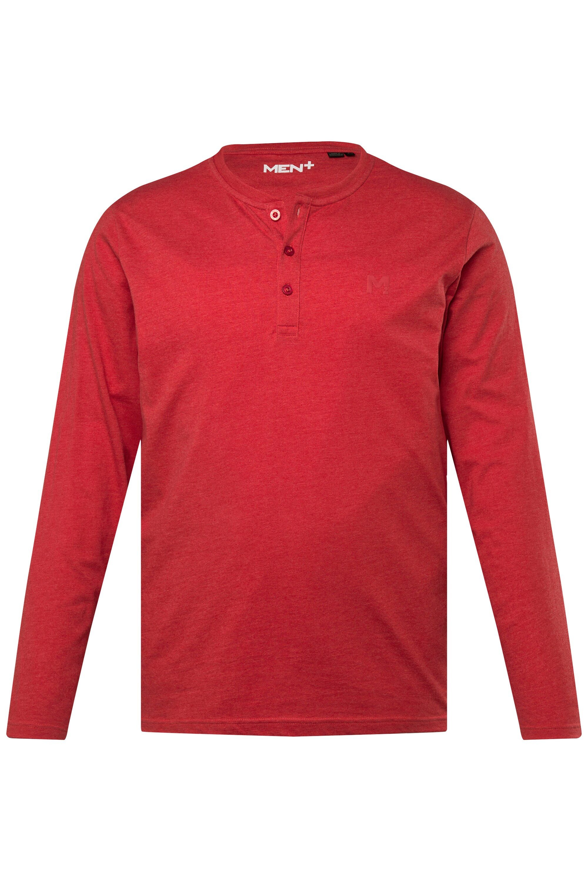 Men Plus T-Shirt Men+ Henley Basic günstig online kaufen