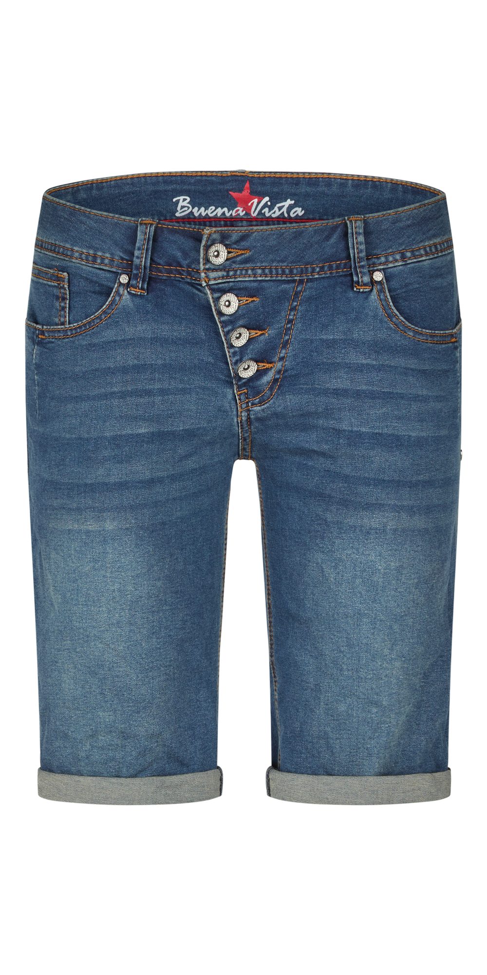 Buena Vista Stretch-Jeans BUENA VISTA MALIBU SHORT dark stone 2505 B5025 102.4452 - Stretch